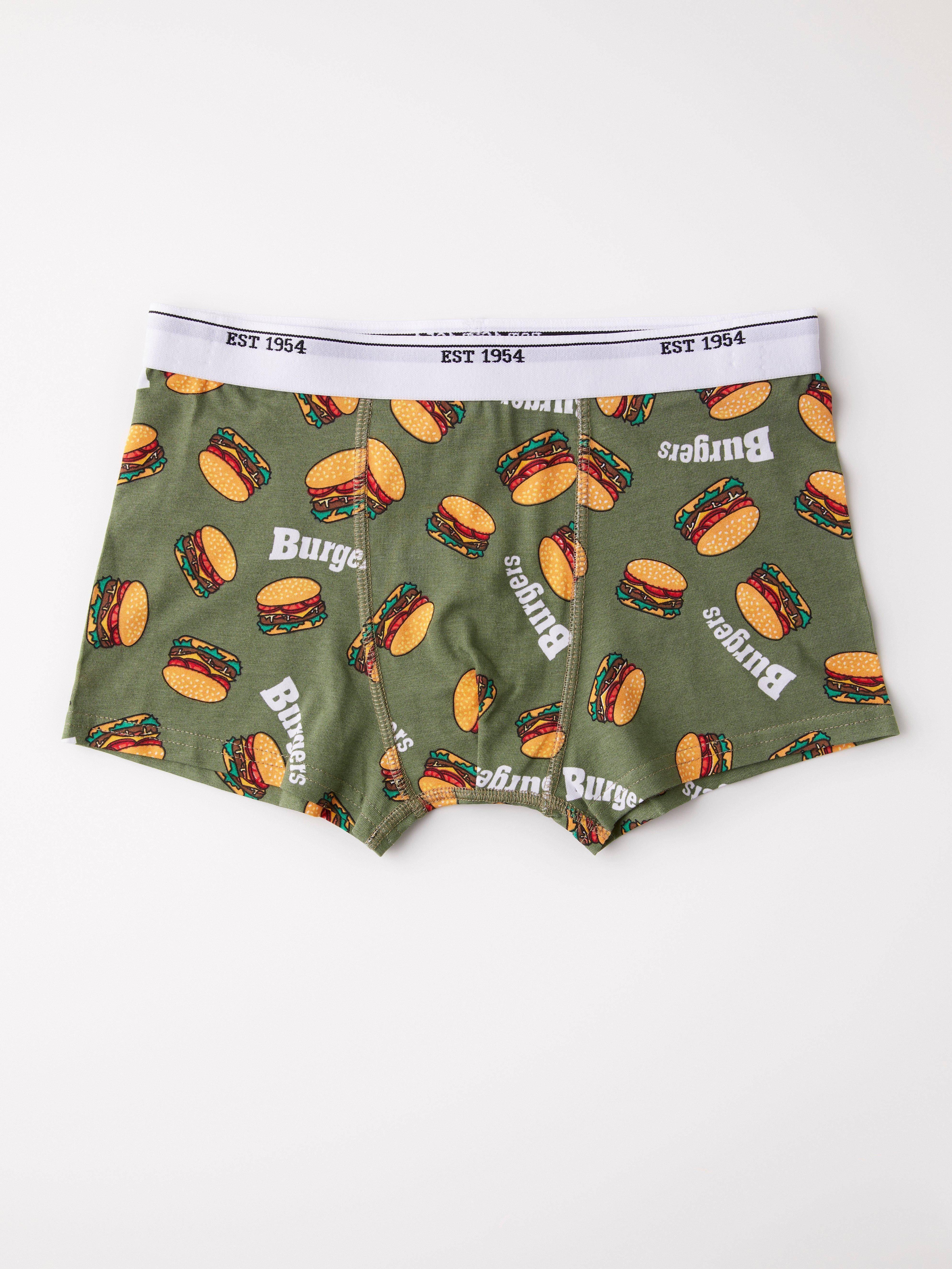 Boxer Shorts With Hamburgers Lindex Europe