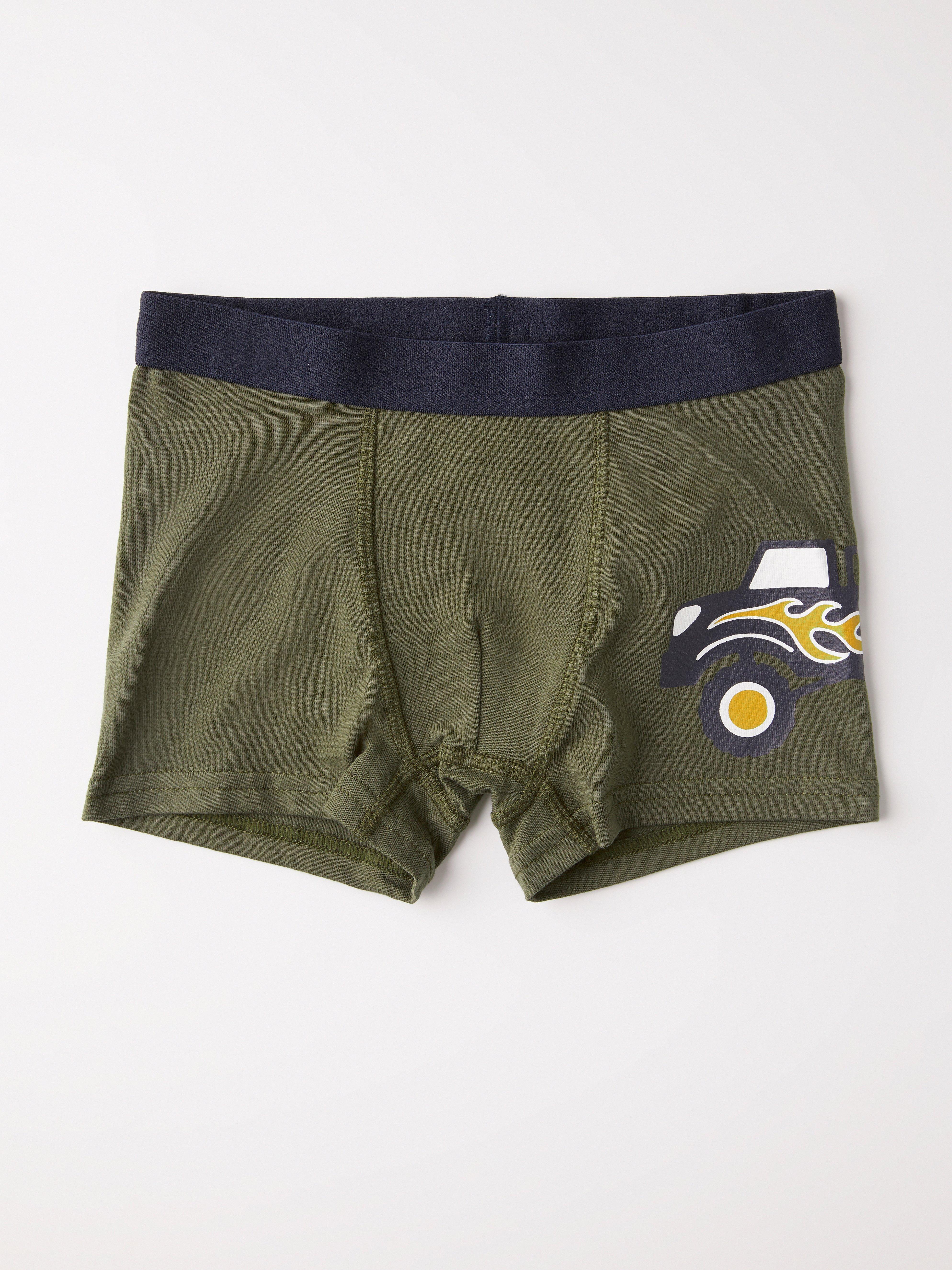 Boxershorts med monstertruckstryck