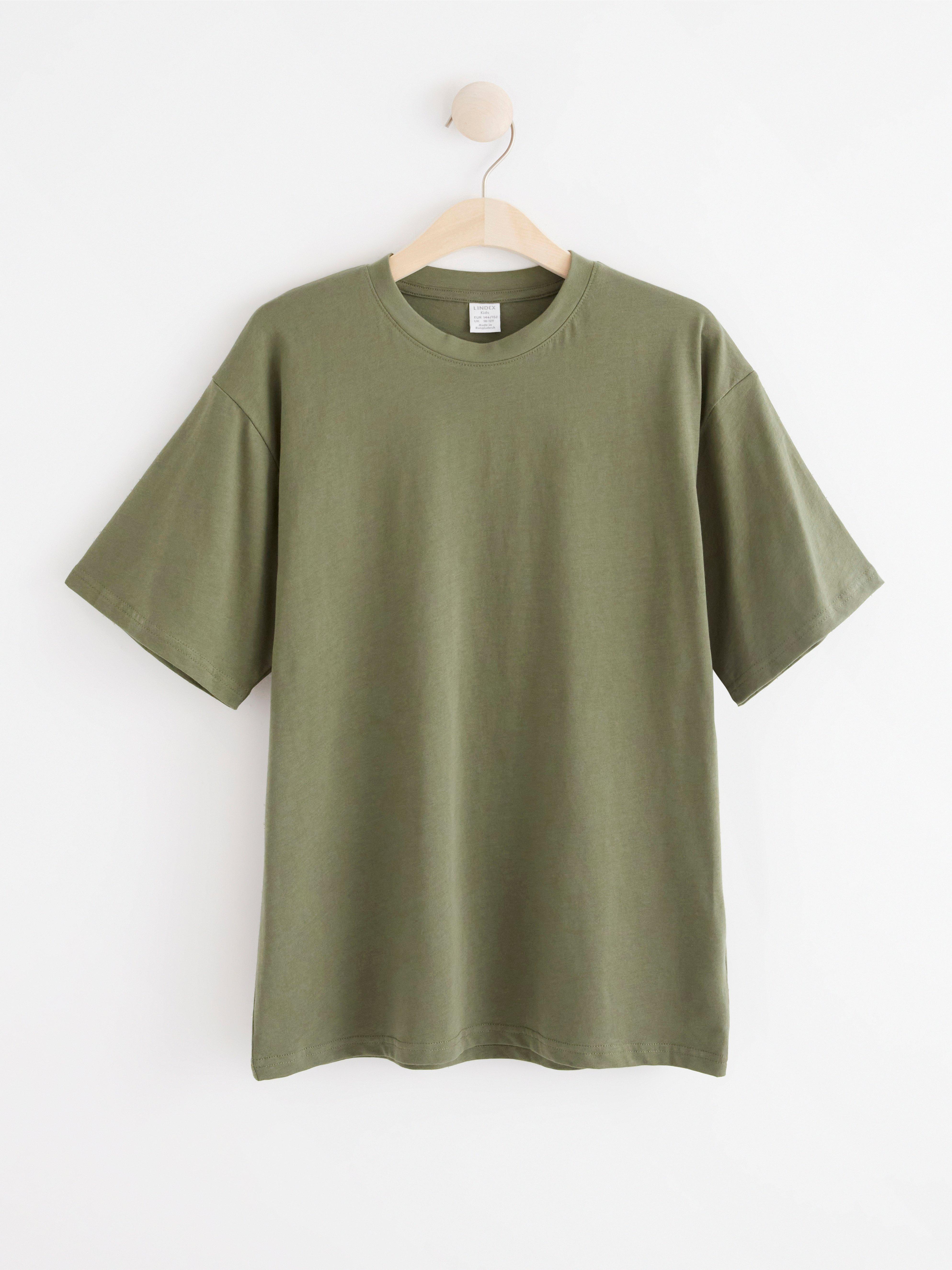 T-shirt - Barn - Khaki