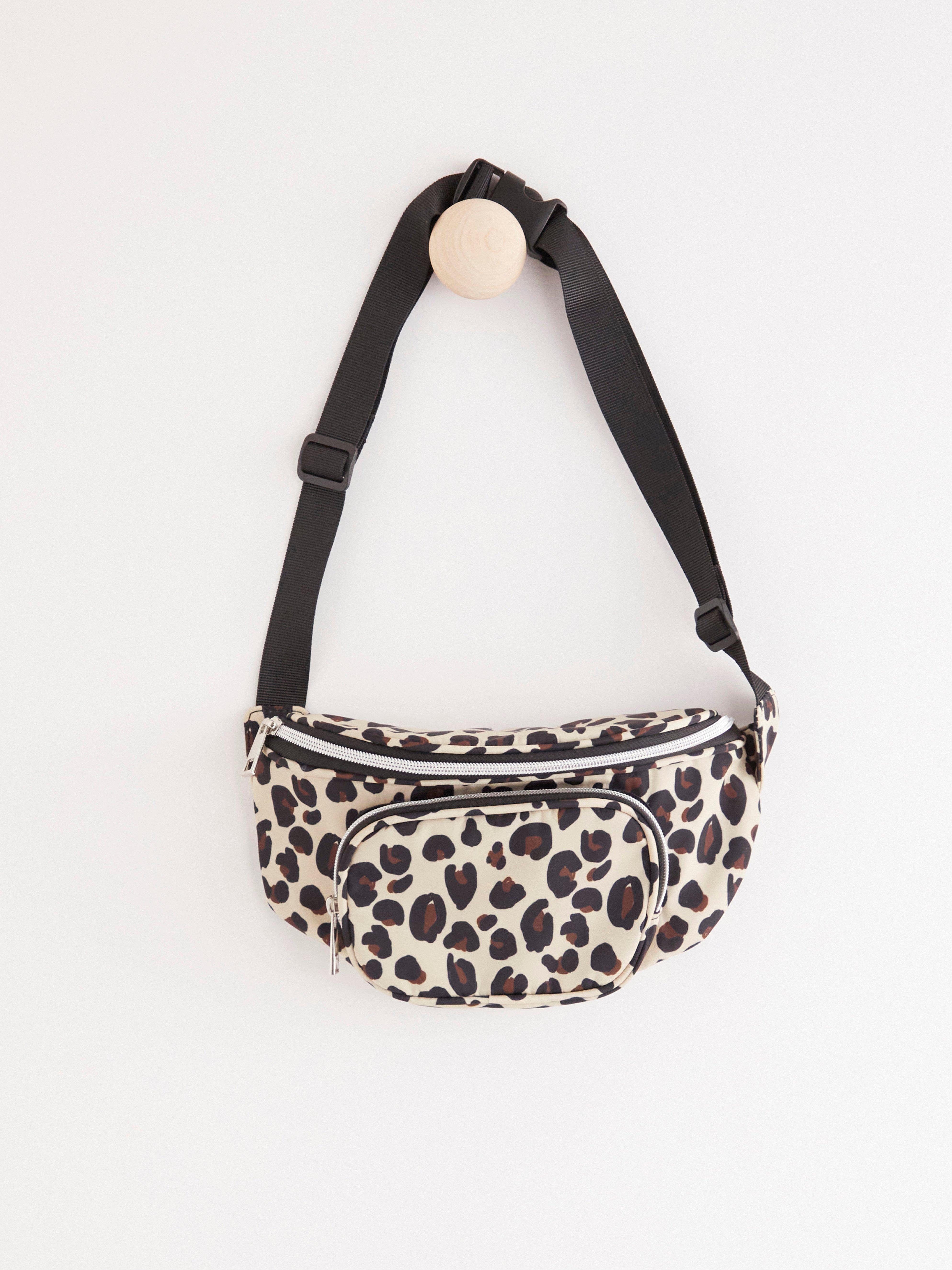 Leopard shop print bumbag