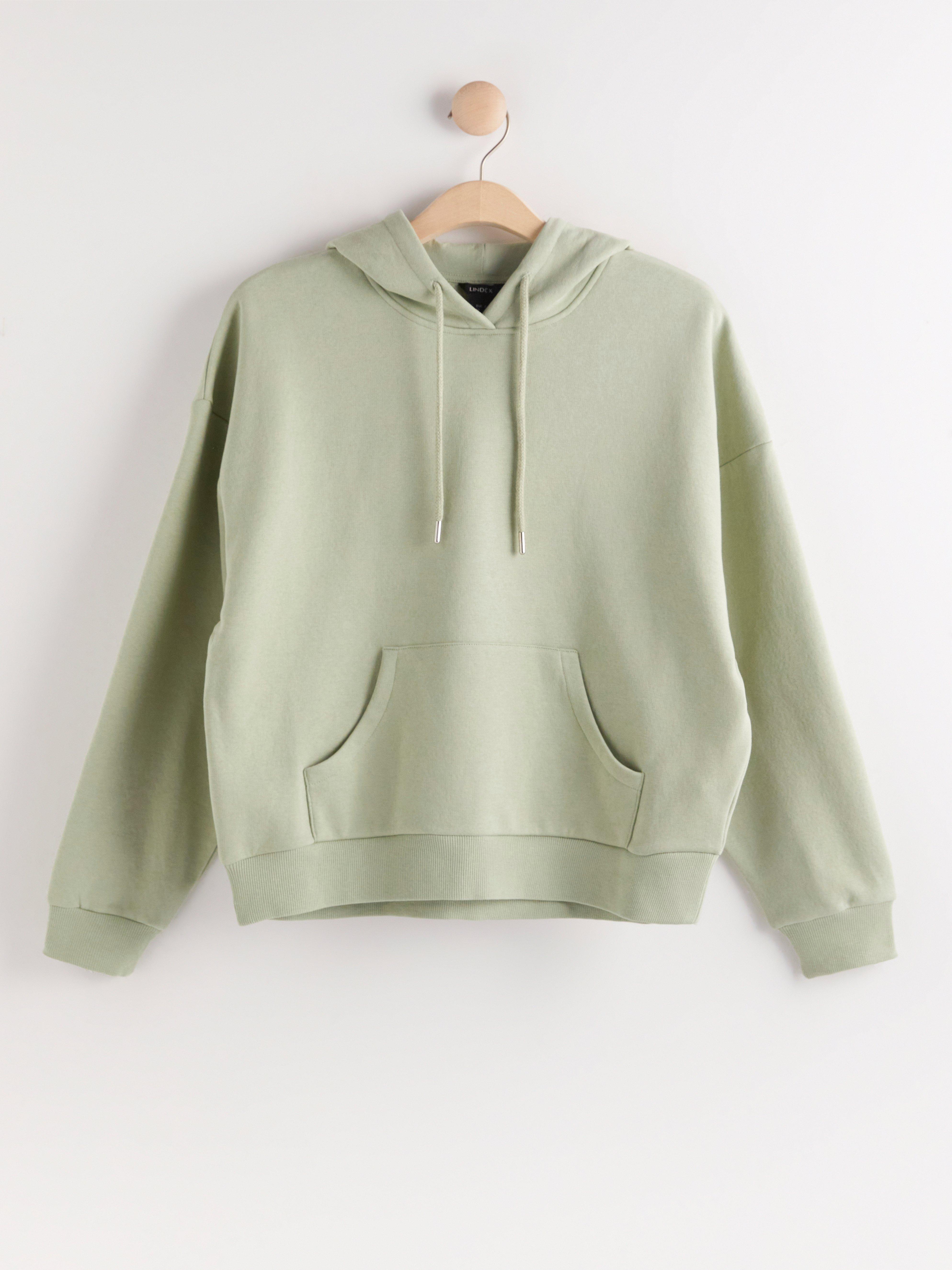Hooded Sweatshirt - Womens Wear - Green