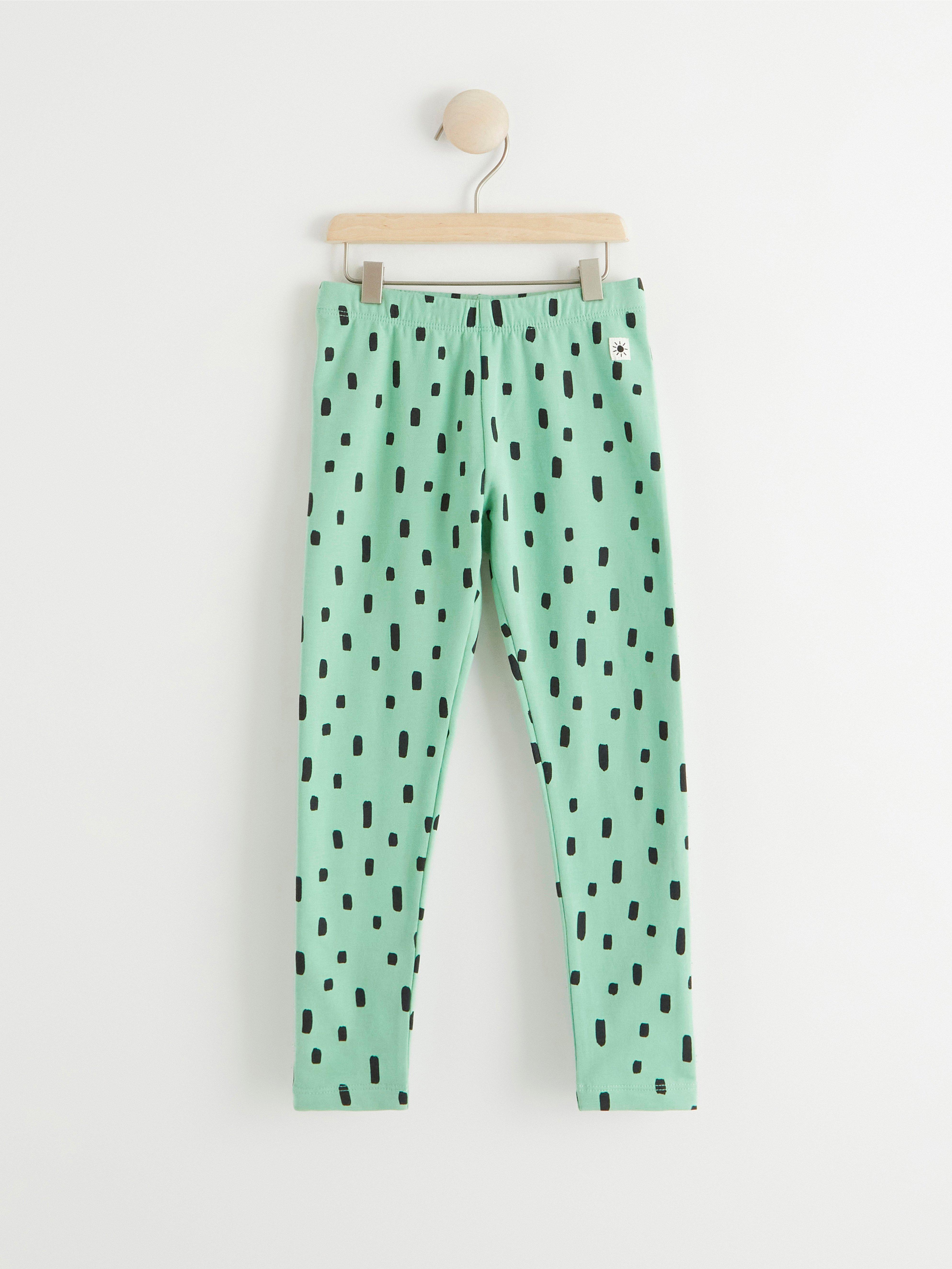 Leggings - Barn - Grønn