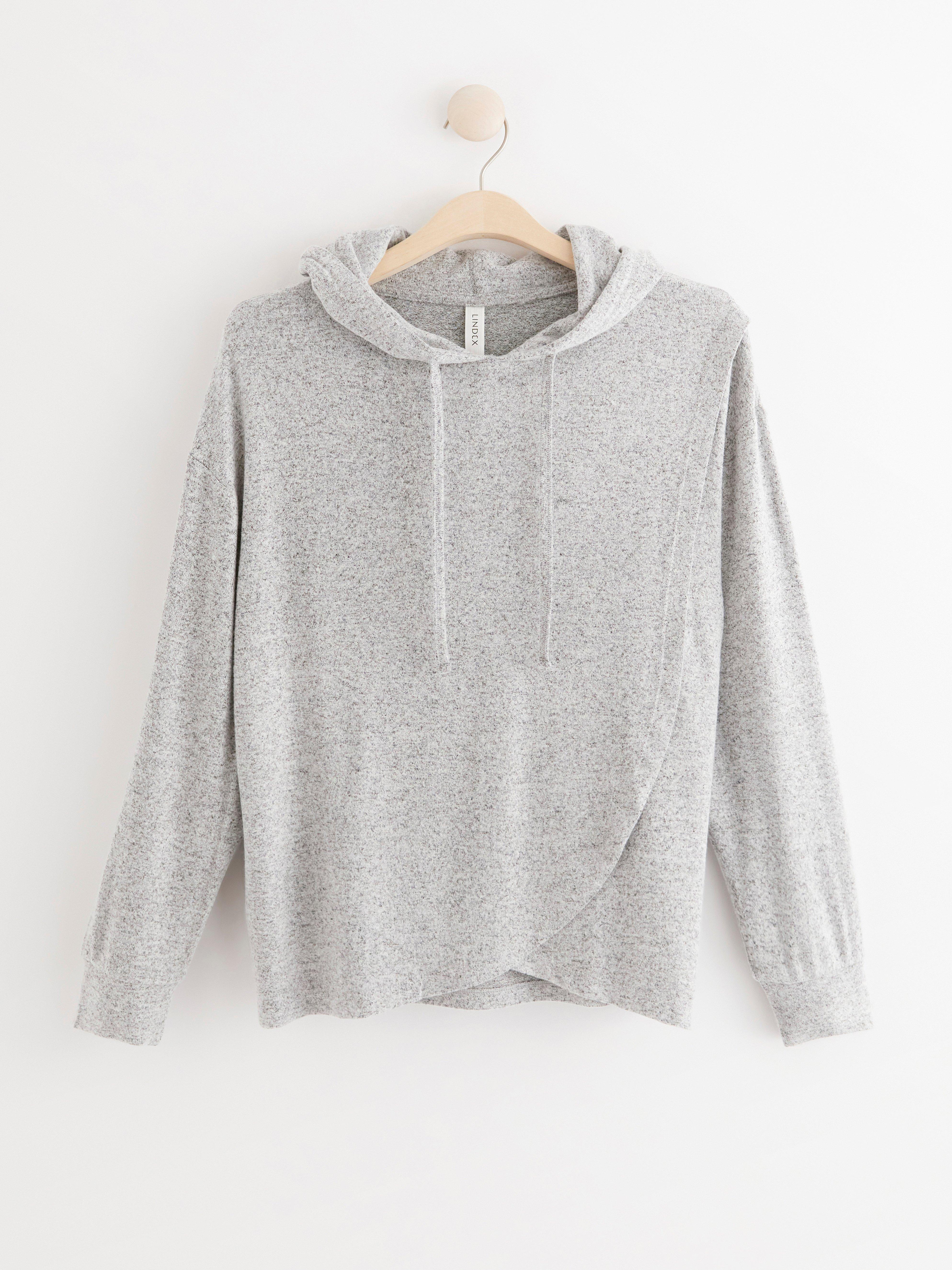 Fine on sale knit hoodie