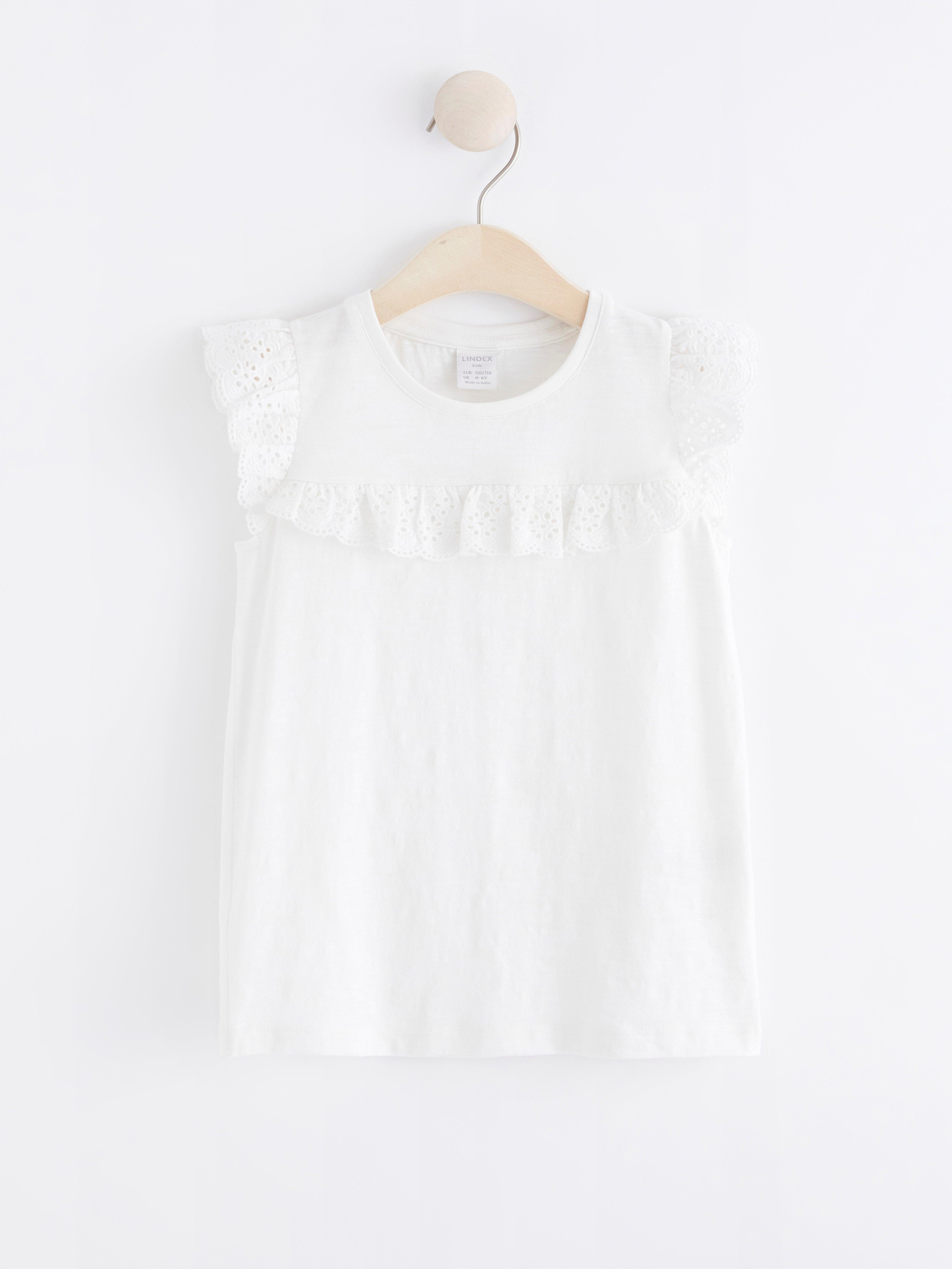 Top - Kids Wear - White