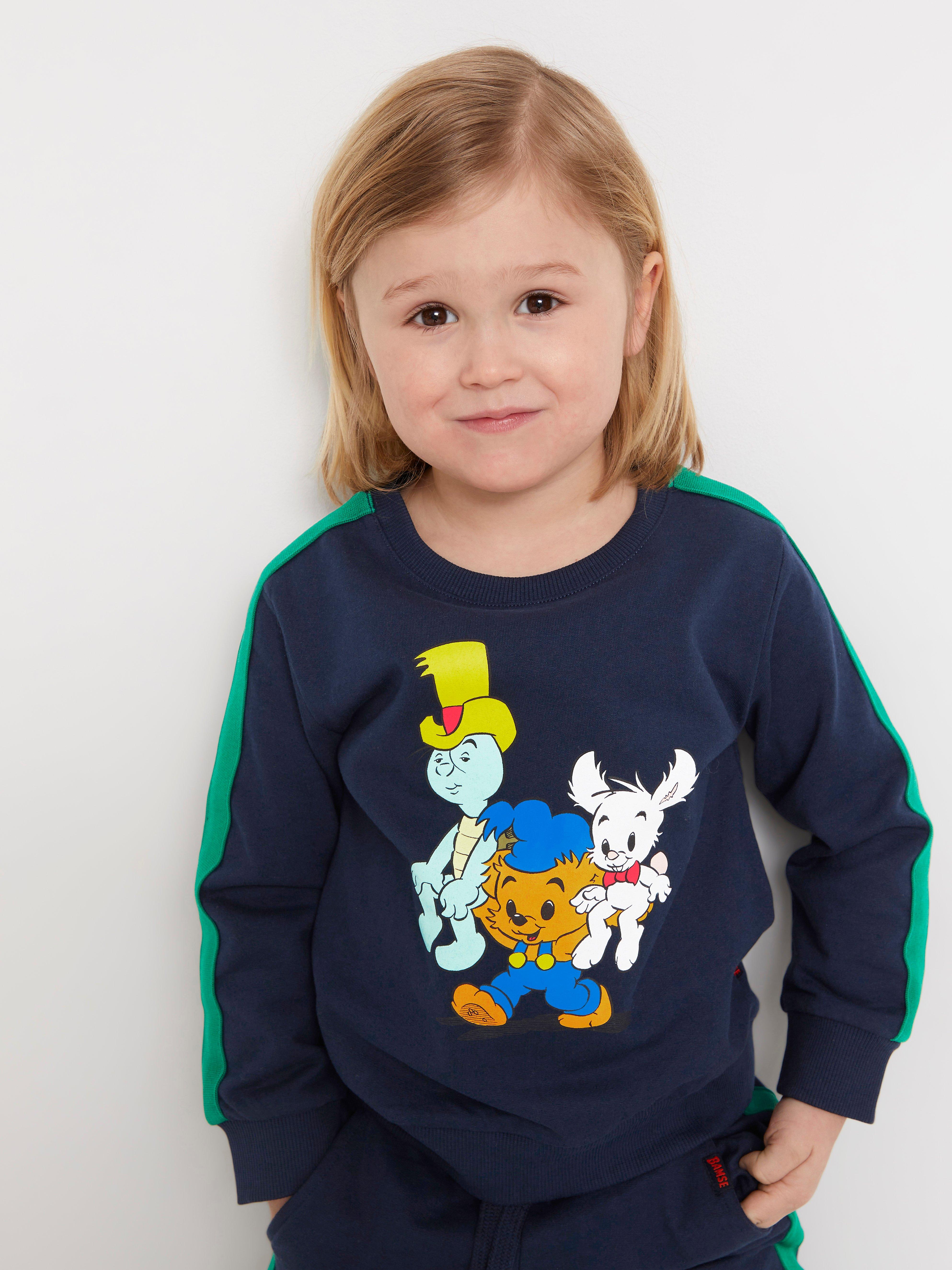 Sweatshirt med Bamse