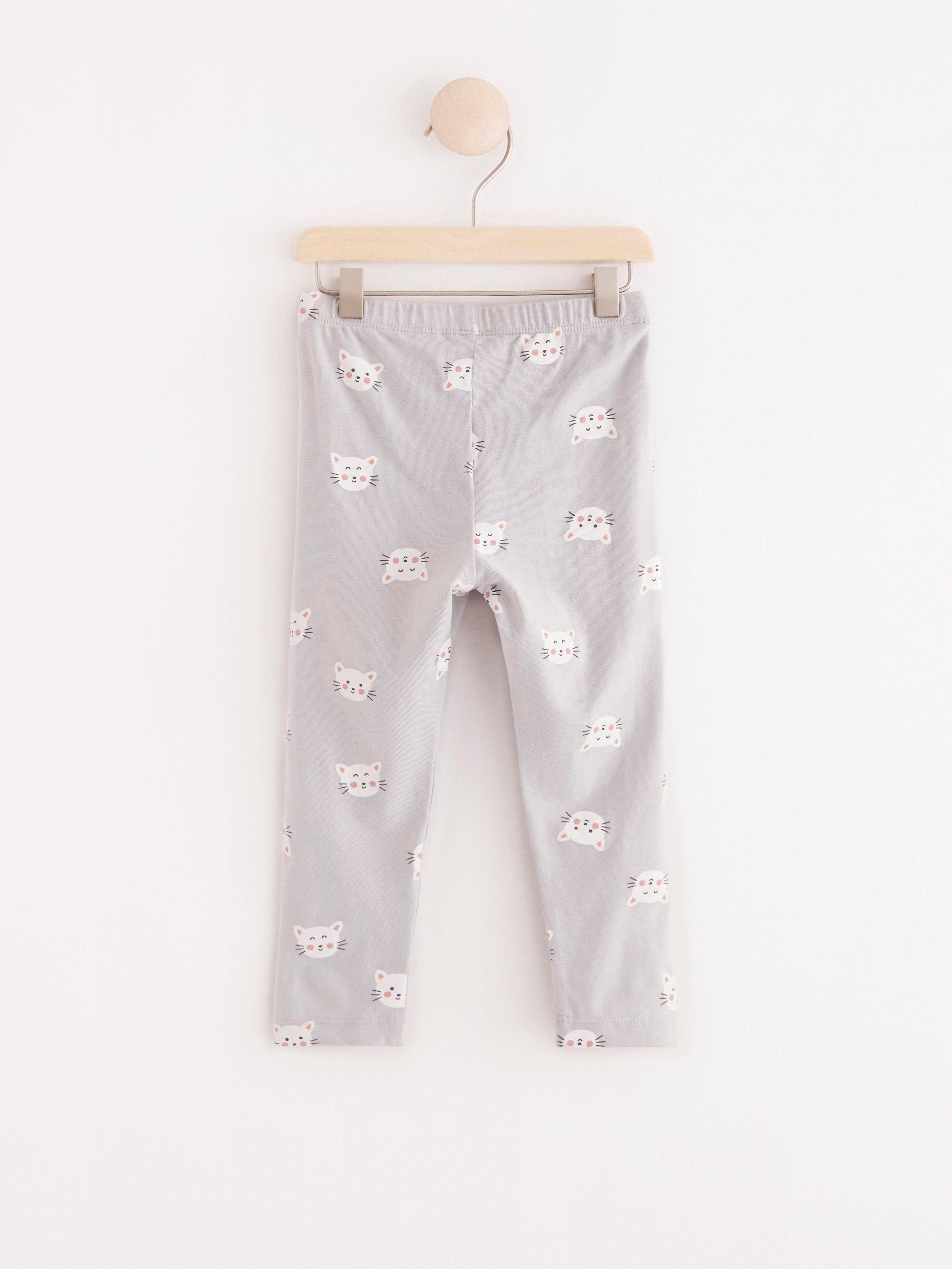 Leggings - Barn - Grå