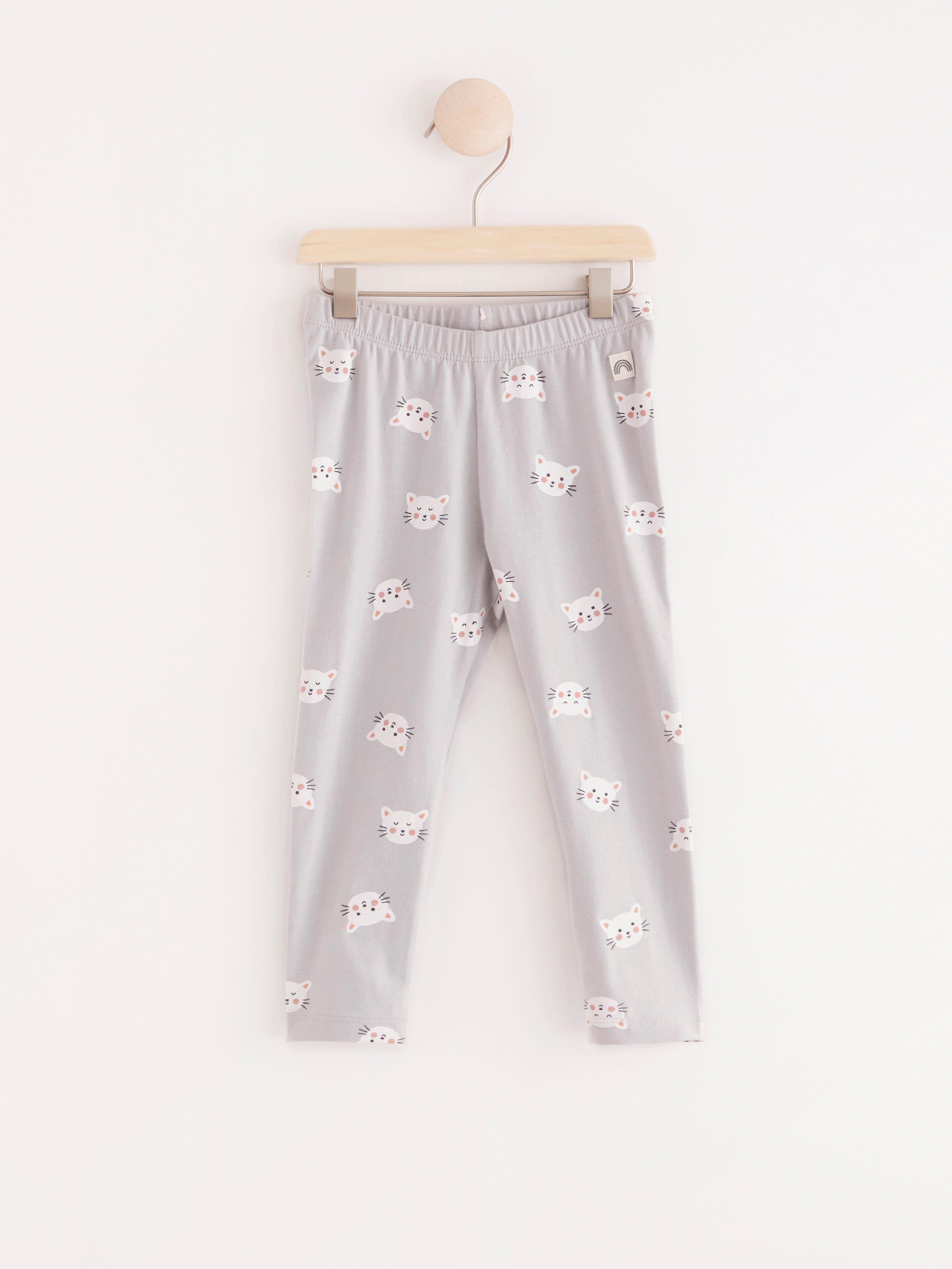 Leggings - Barn - Grå