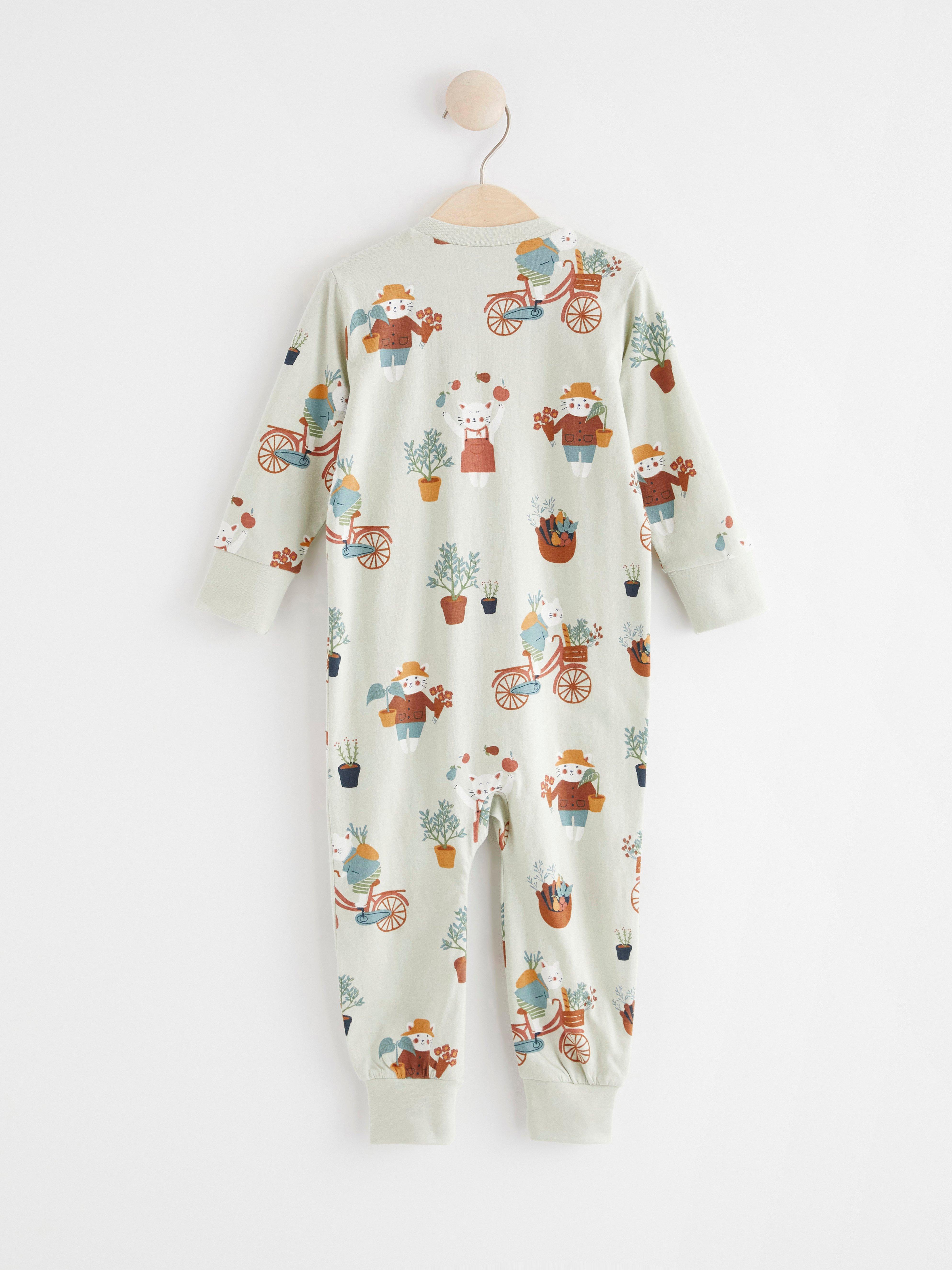 Pyjamas - Barn - Grønn