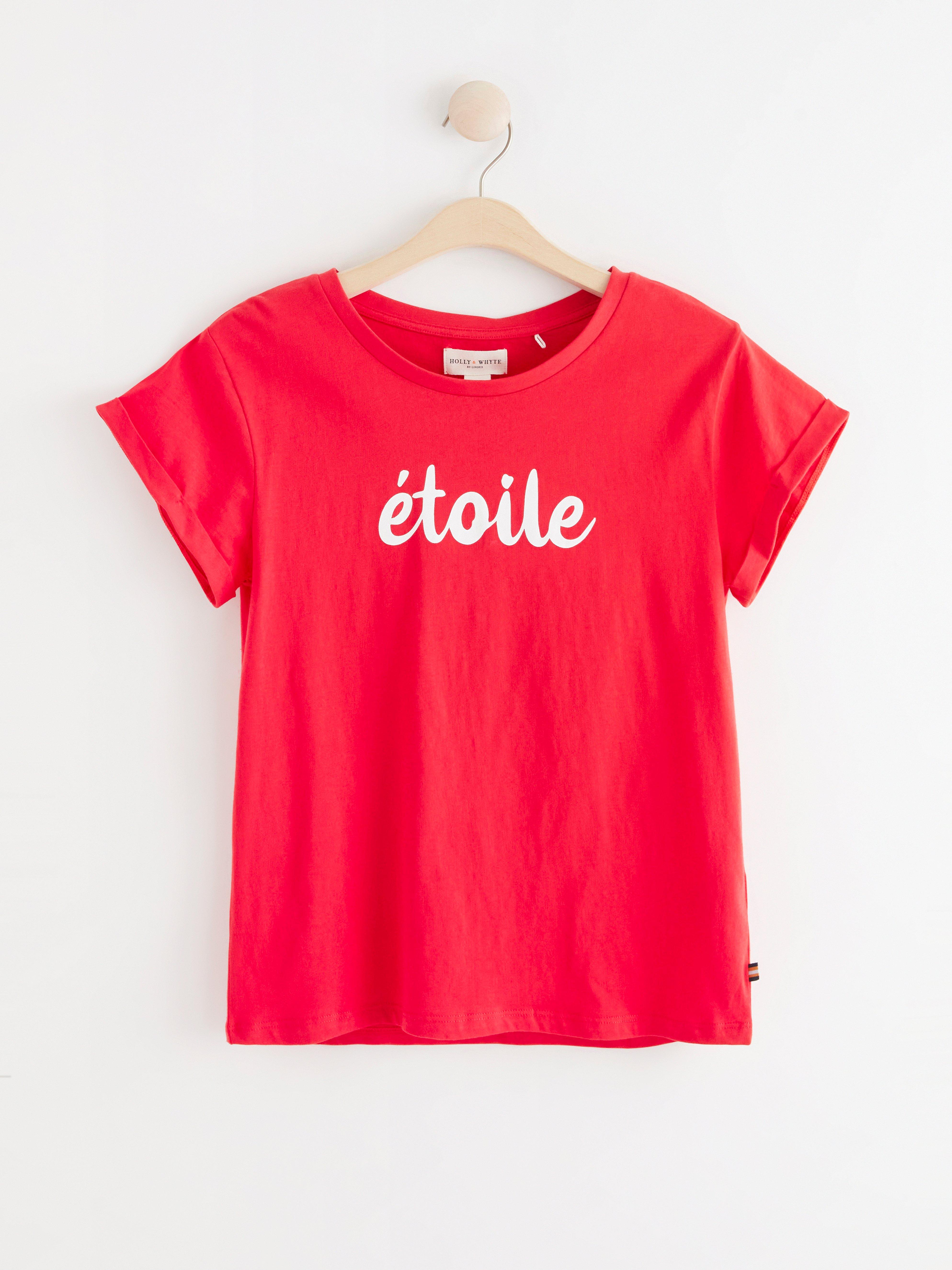 T-shirt - Dam - Röd