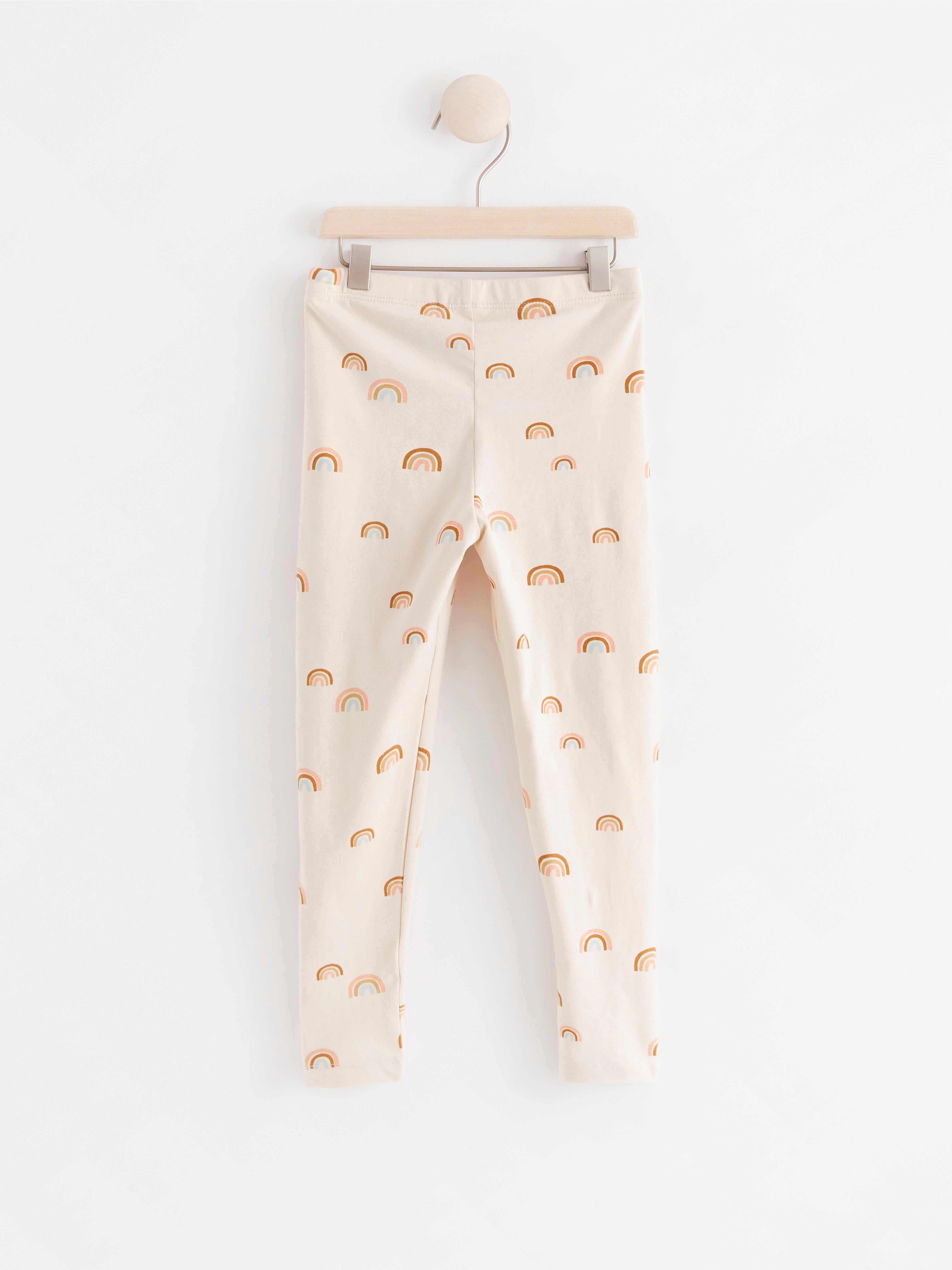 Leggings - Barn - Beige