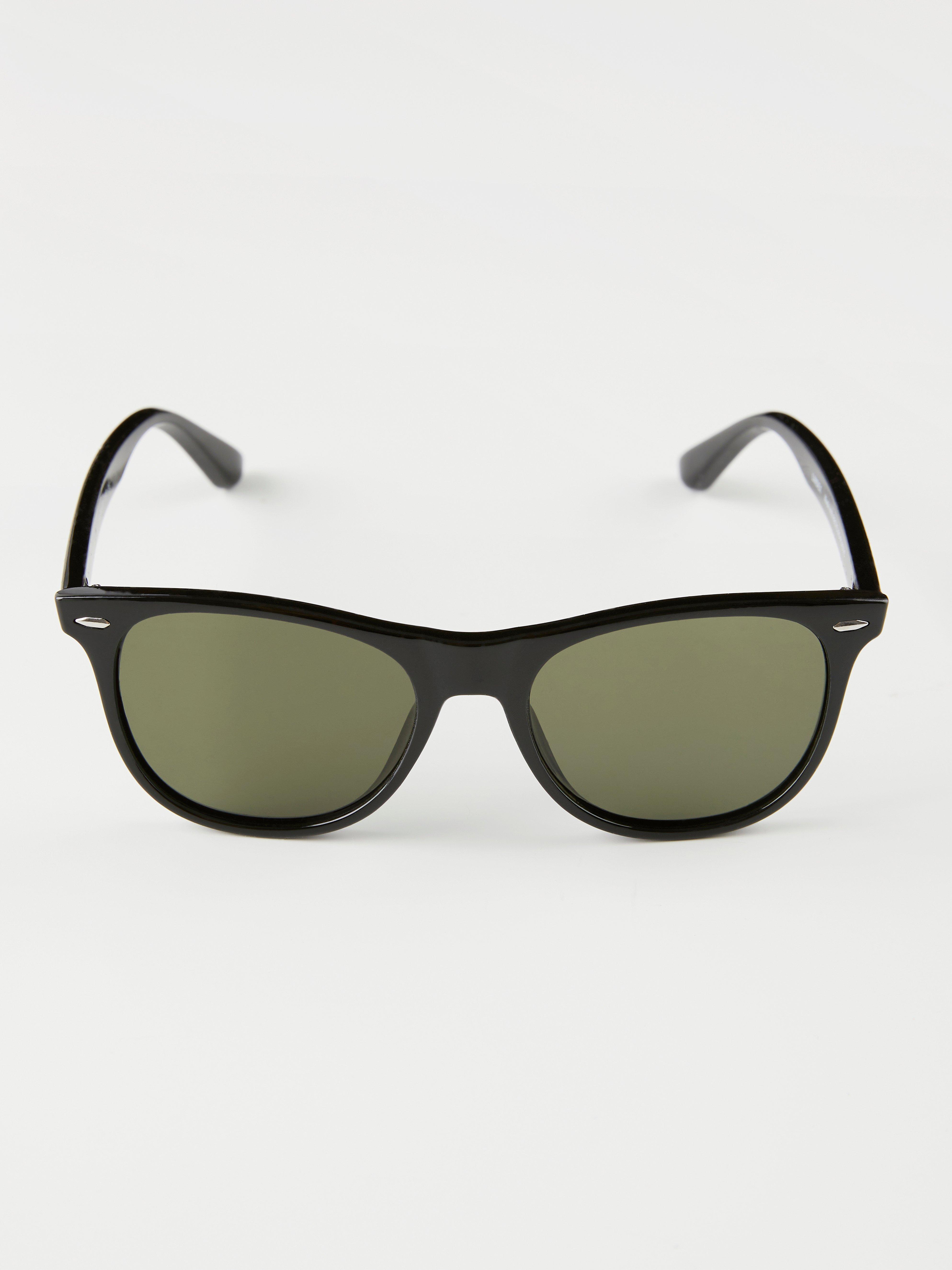 full black wayfarer sunglasses