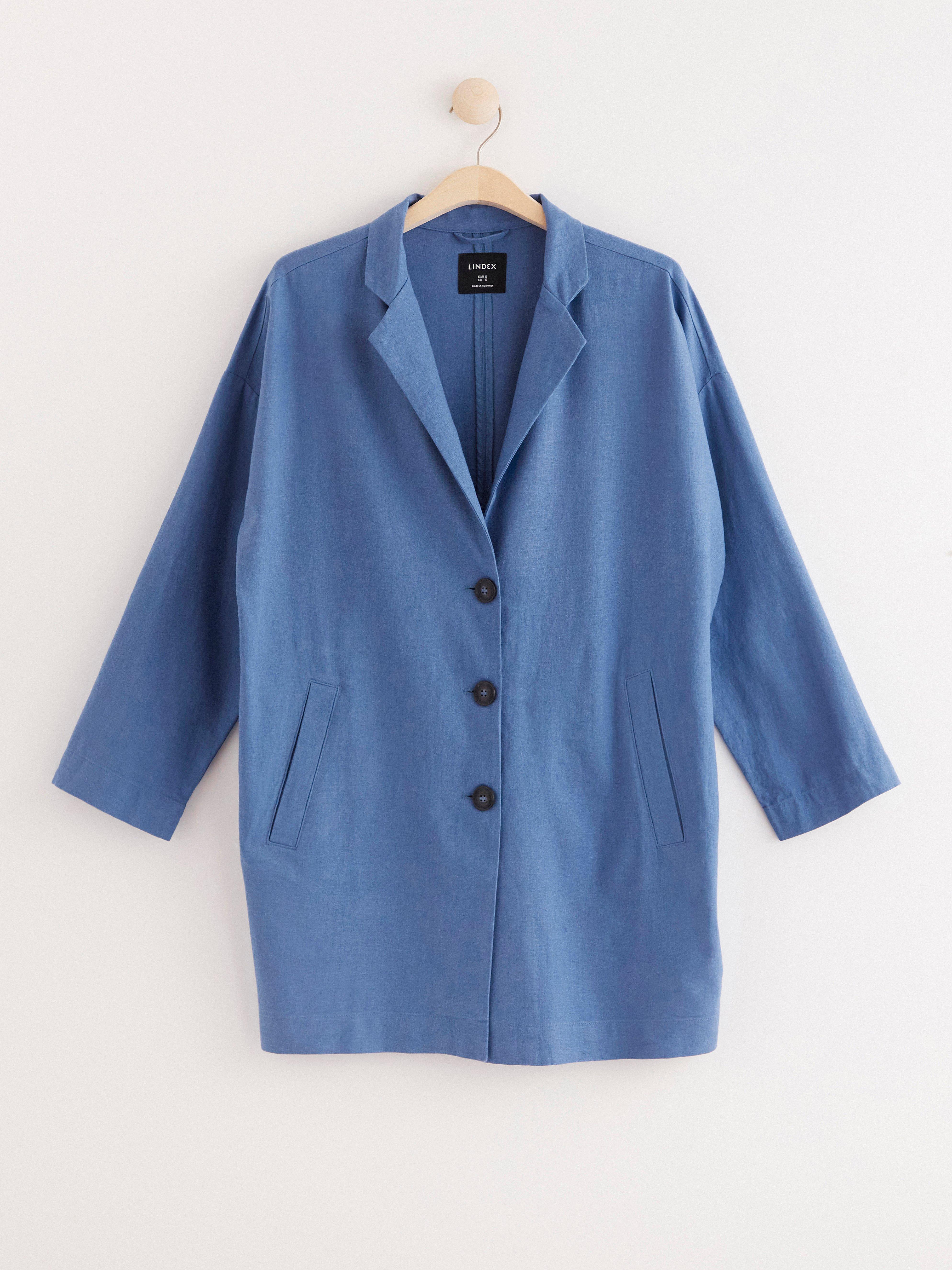 Coat - Womens Wear - Blue