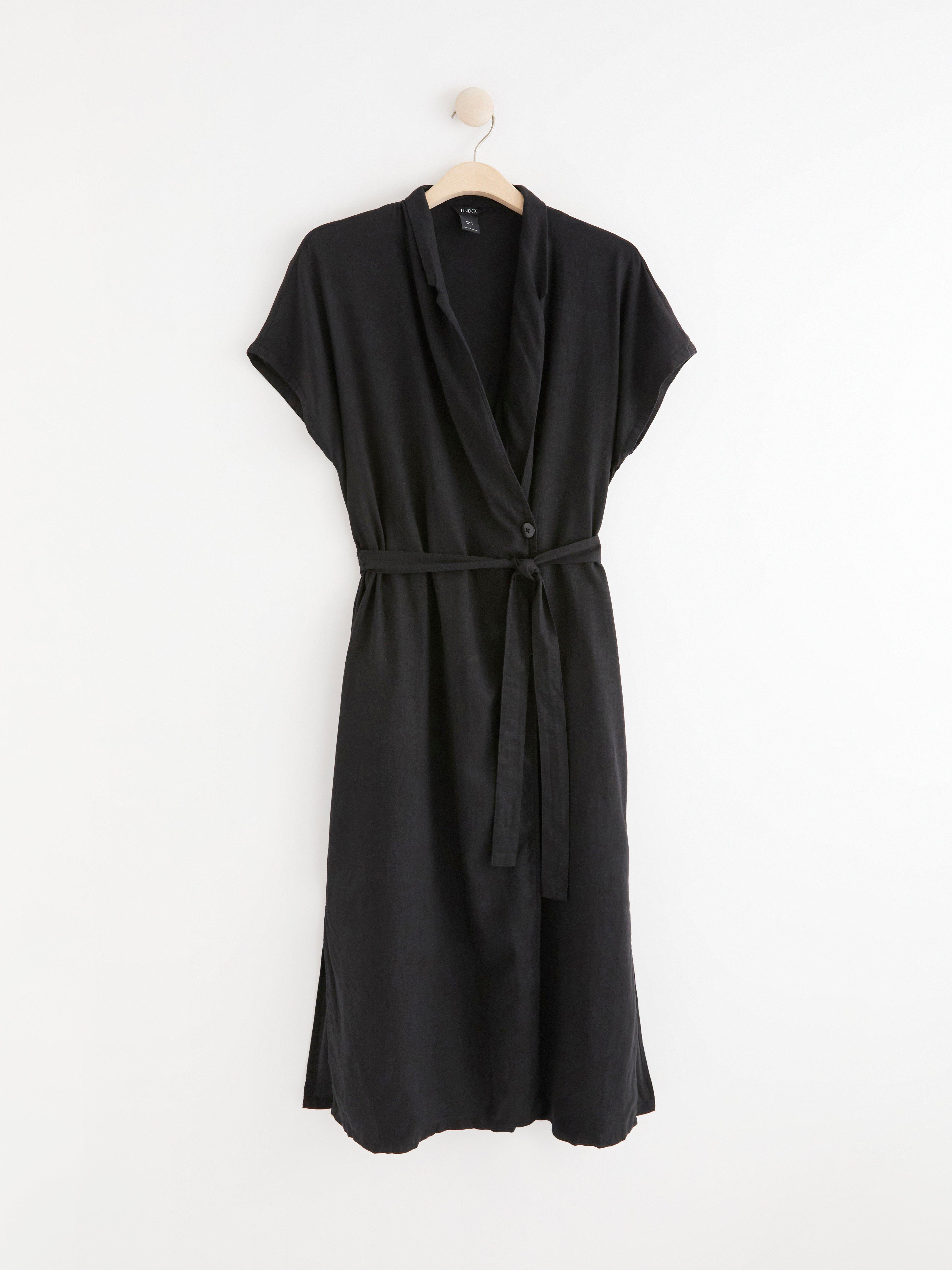 Wrap Dress - Womens Wear - Black