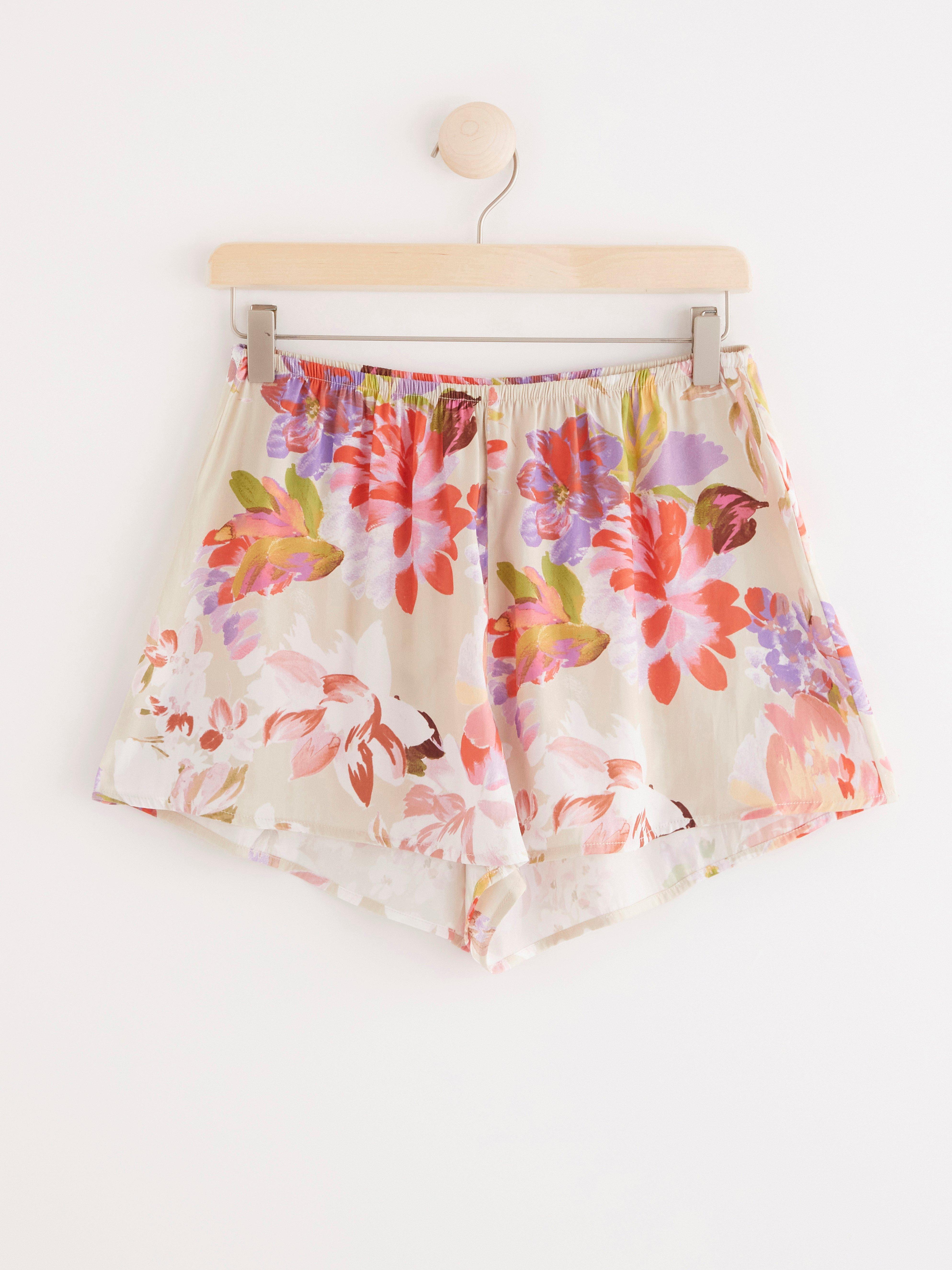 Pyjamasshorts - Undertøy - Beige