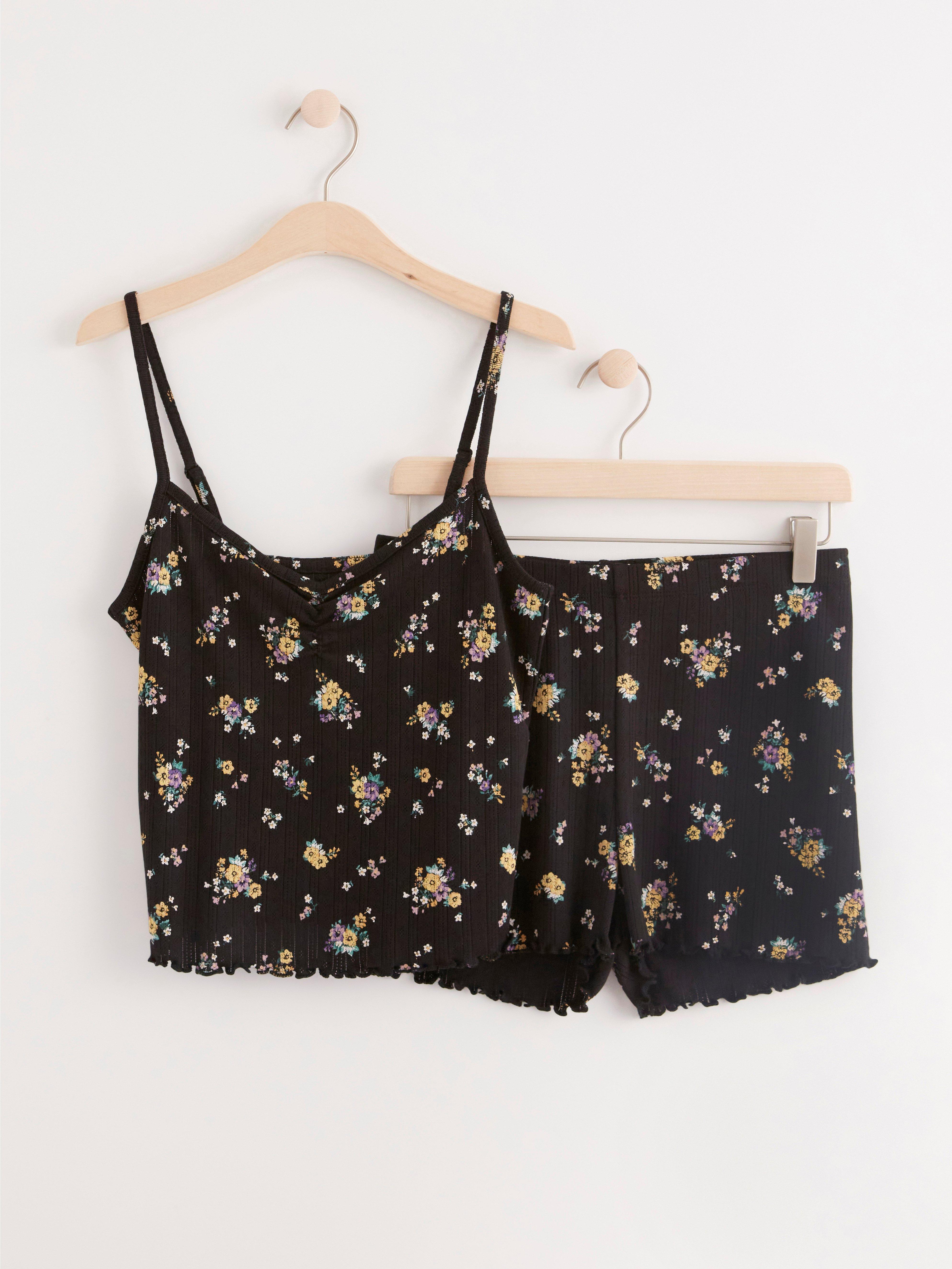 Pyjamasetti - Alusvaatteet - Musta