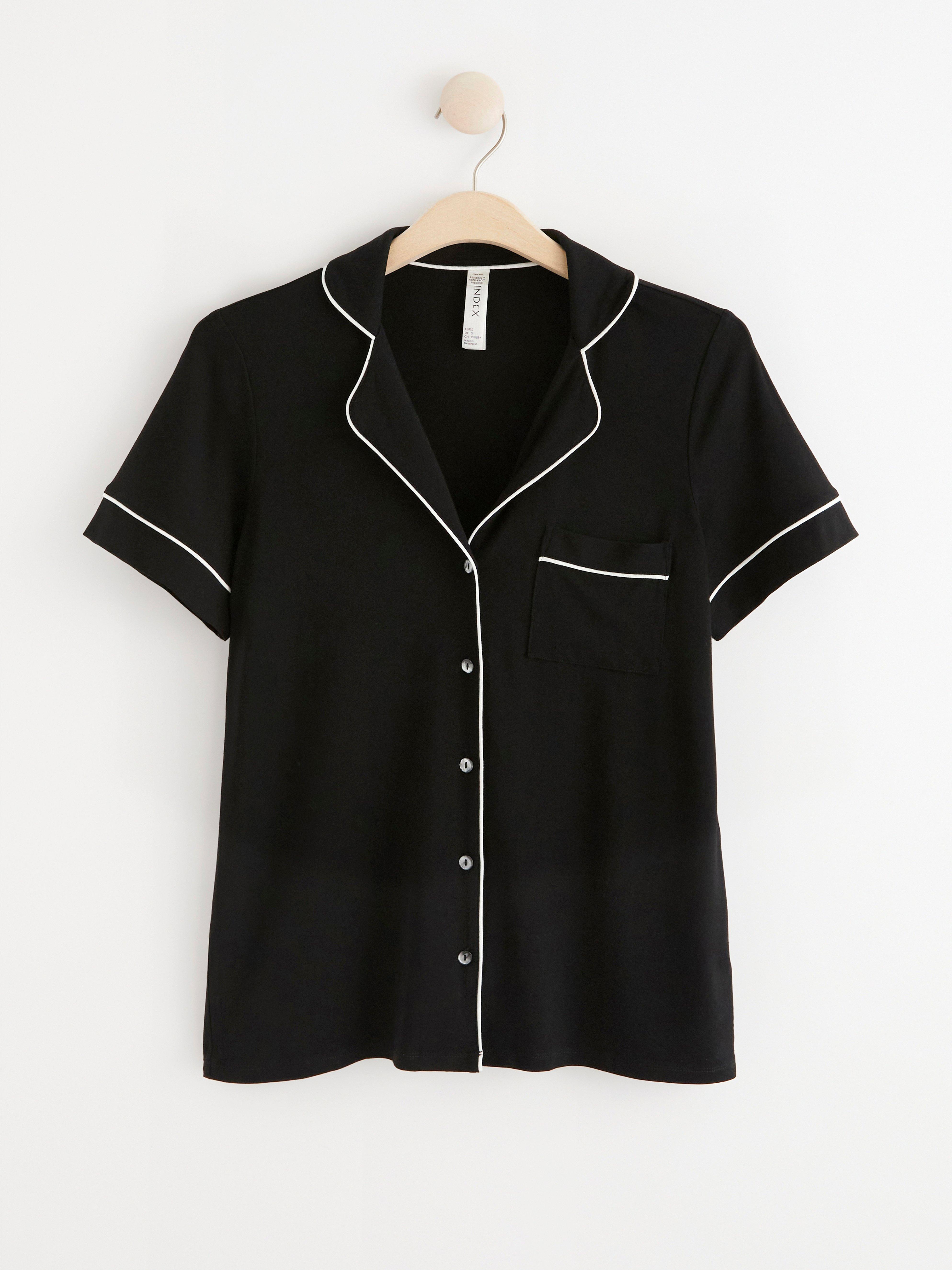 Pyjama Shirt - Lingerie - Black