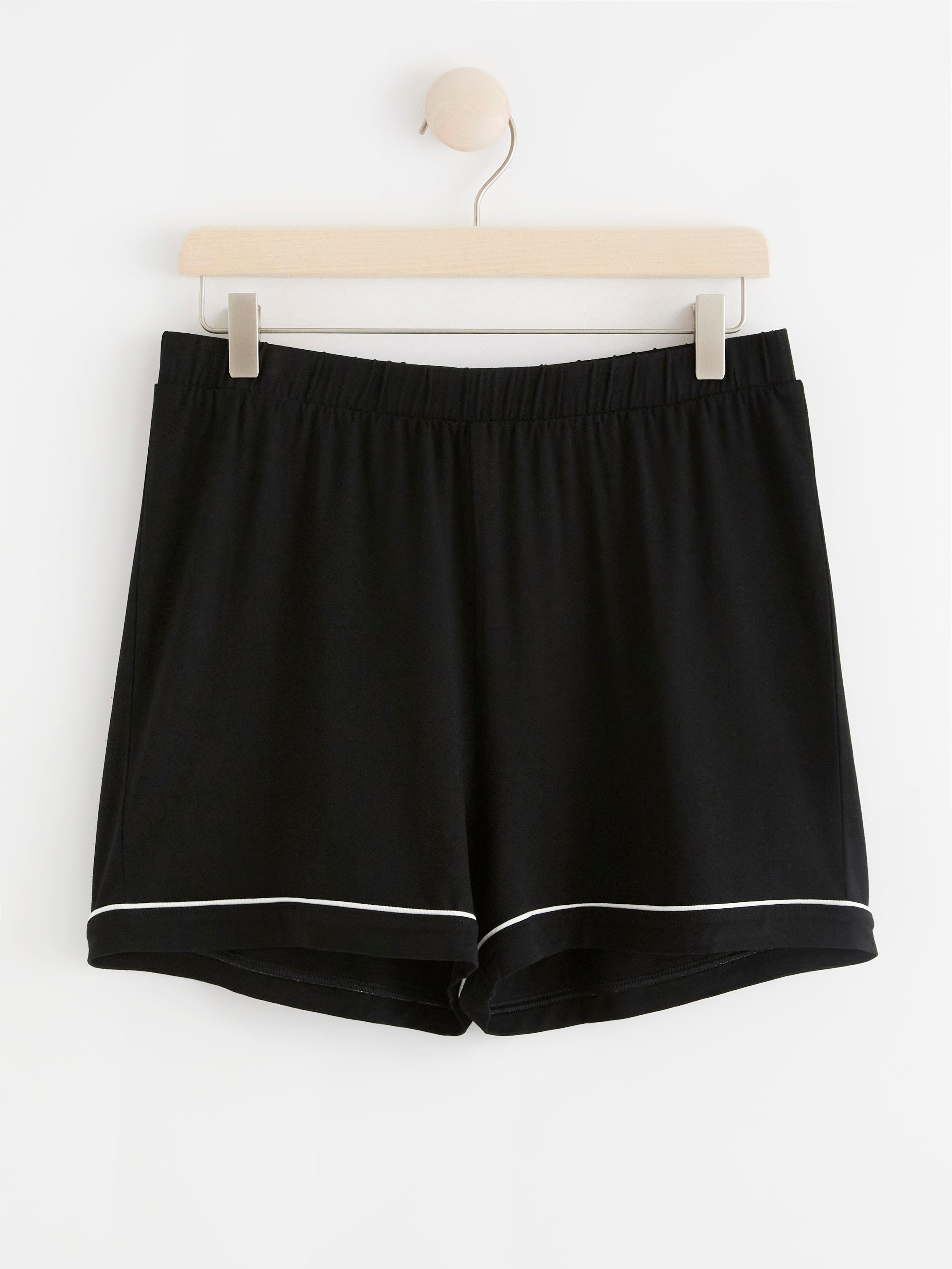 Pyjama Shorts - Lingerie - Black