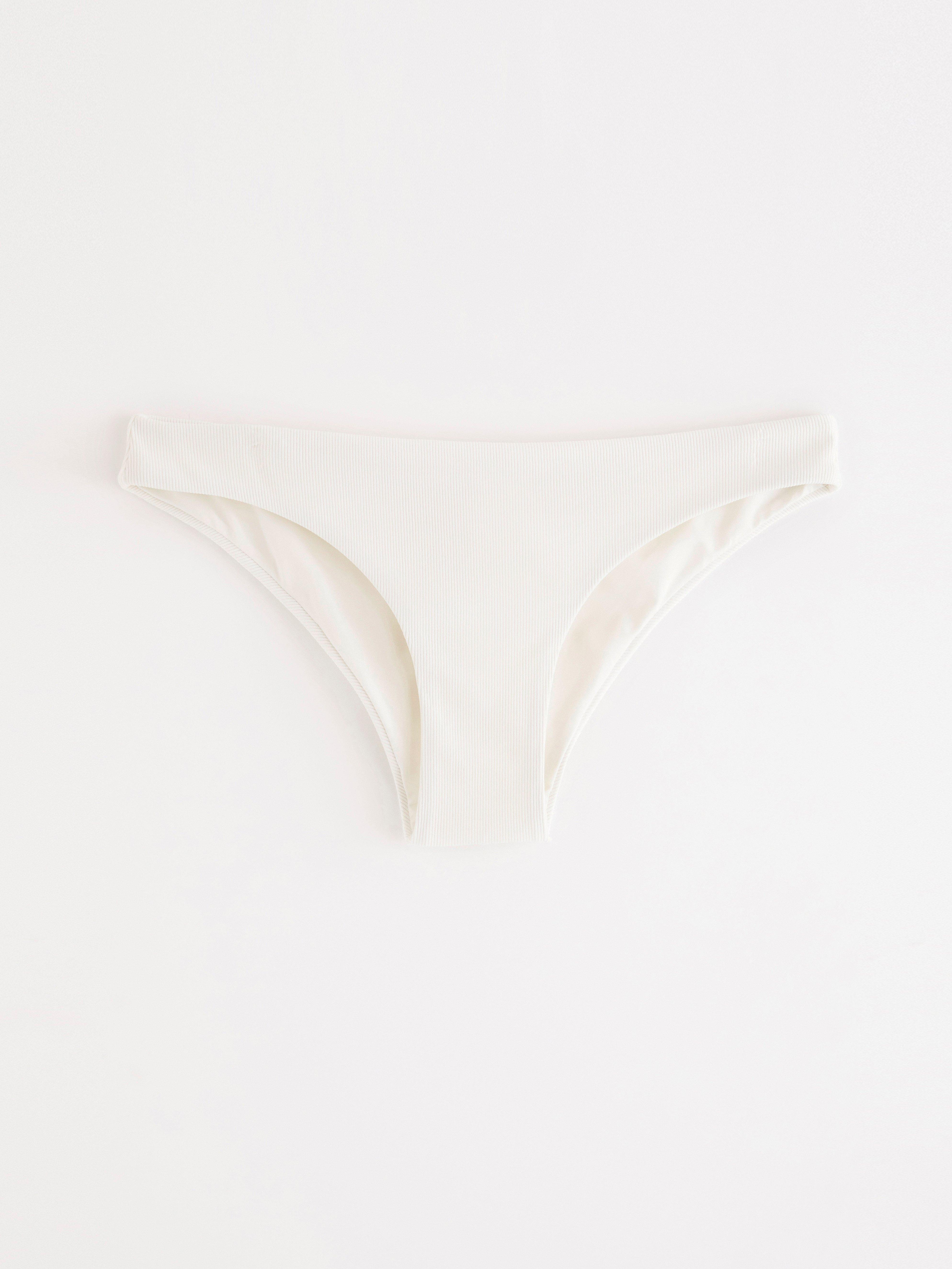 Brazilky s nízkým pasem - Spodní prádlo - Bílá