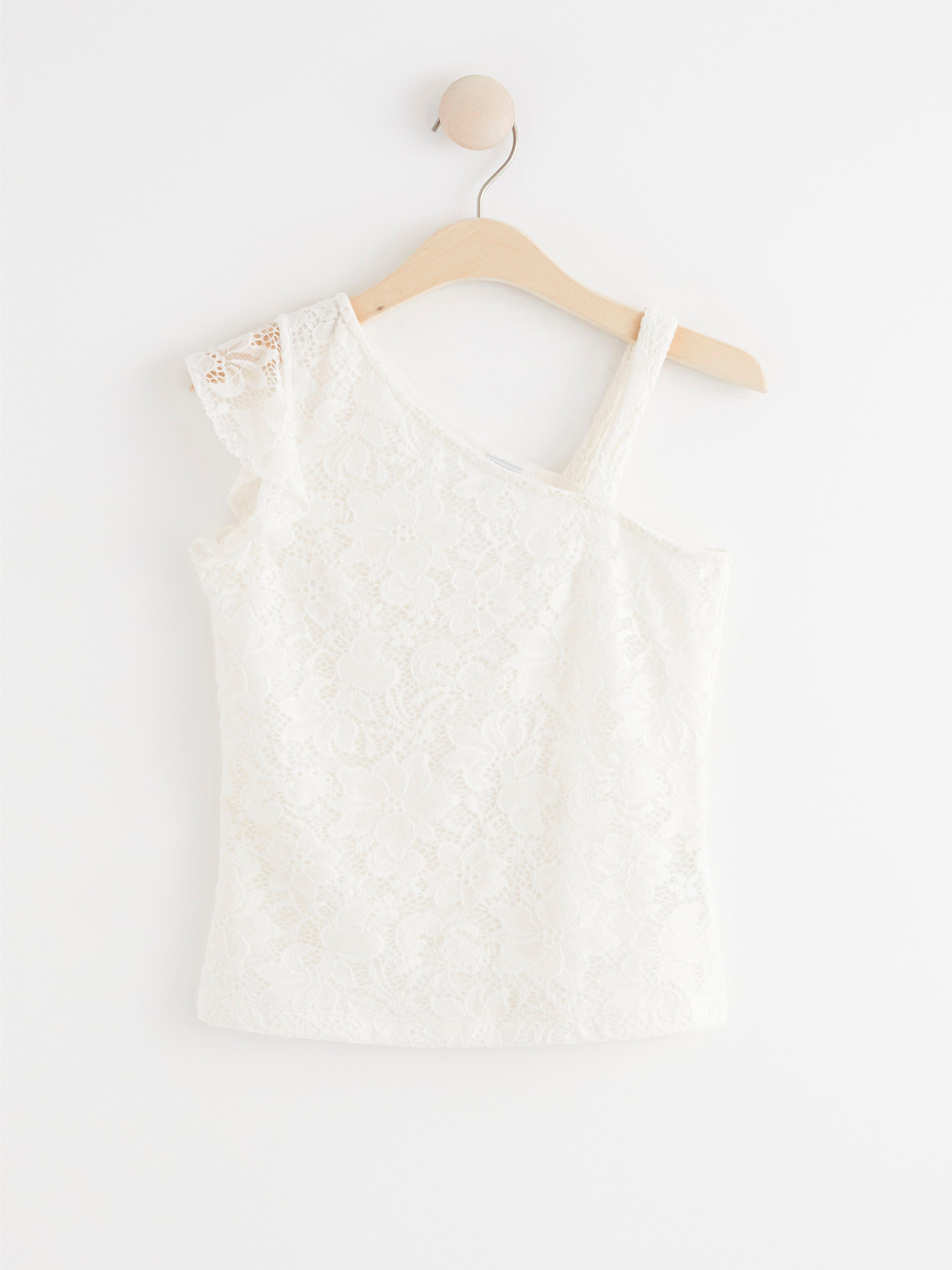 Top - Kids Wear - White