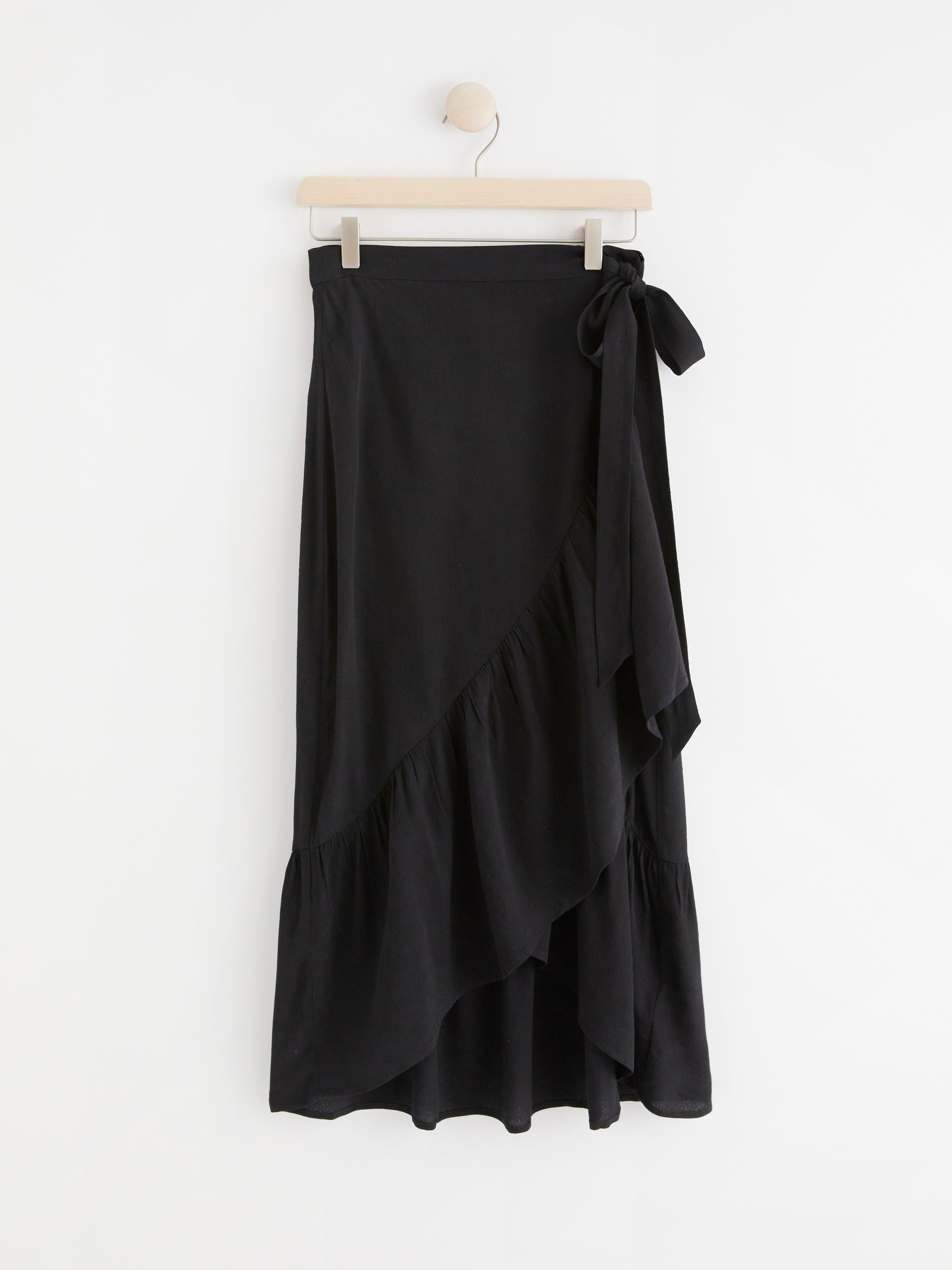 Wrap Skirt - Womens Wear - Black