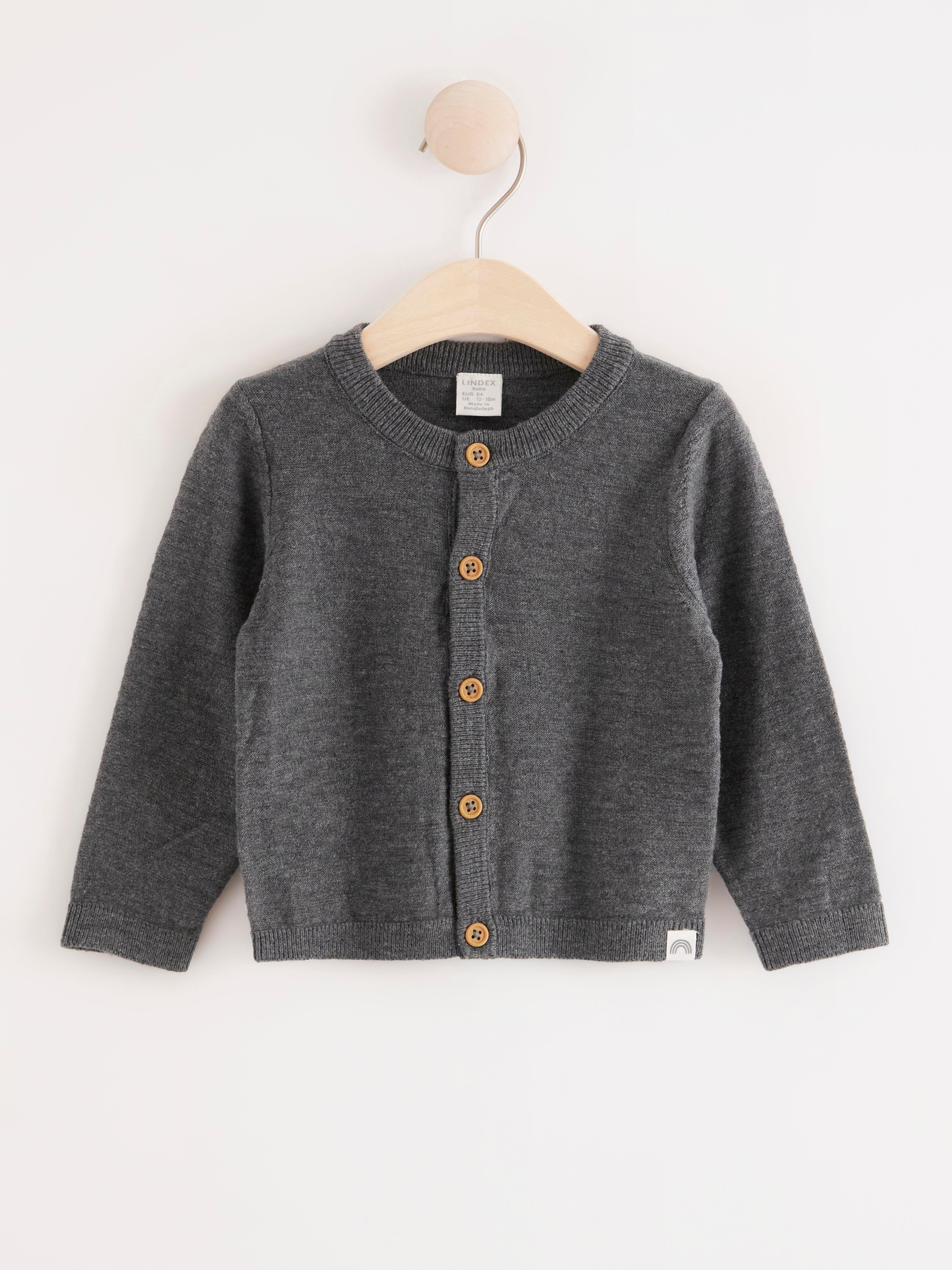 Cardigan - Kids Wear - Grey