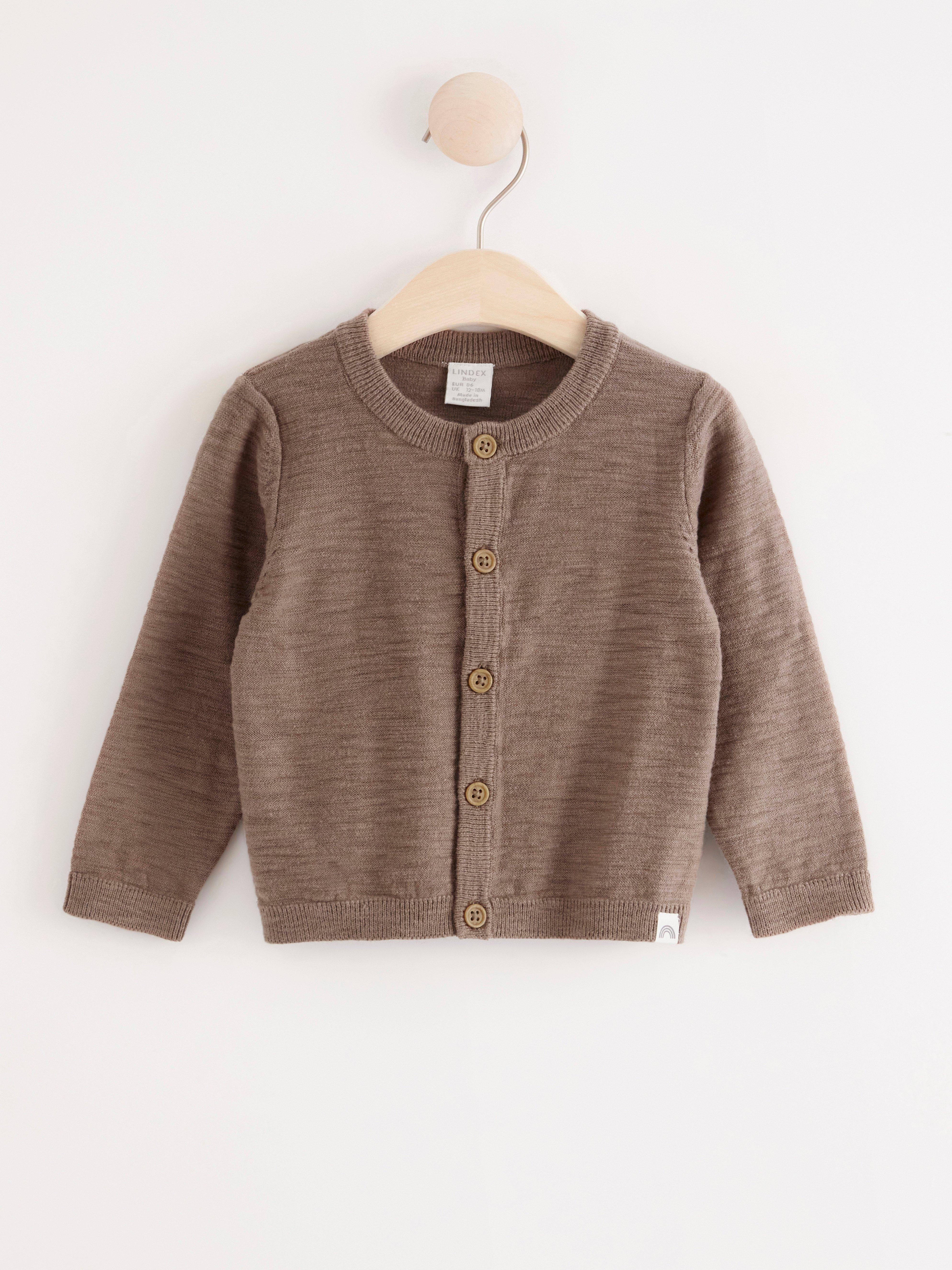 Cardigan - Kids Wear - Khaki