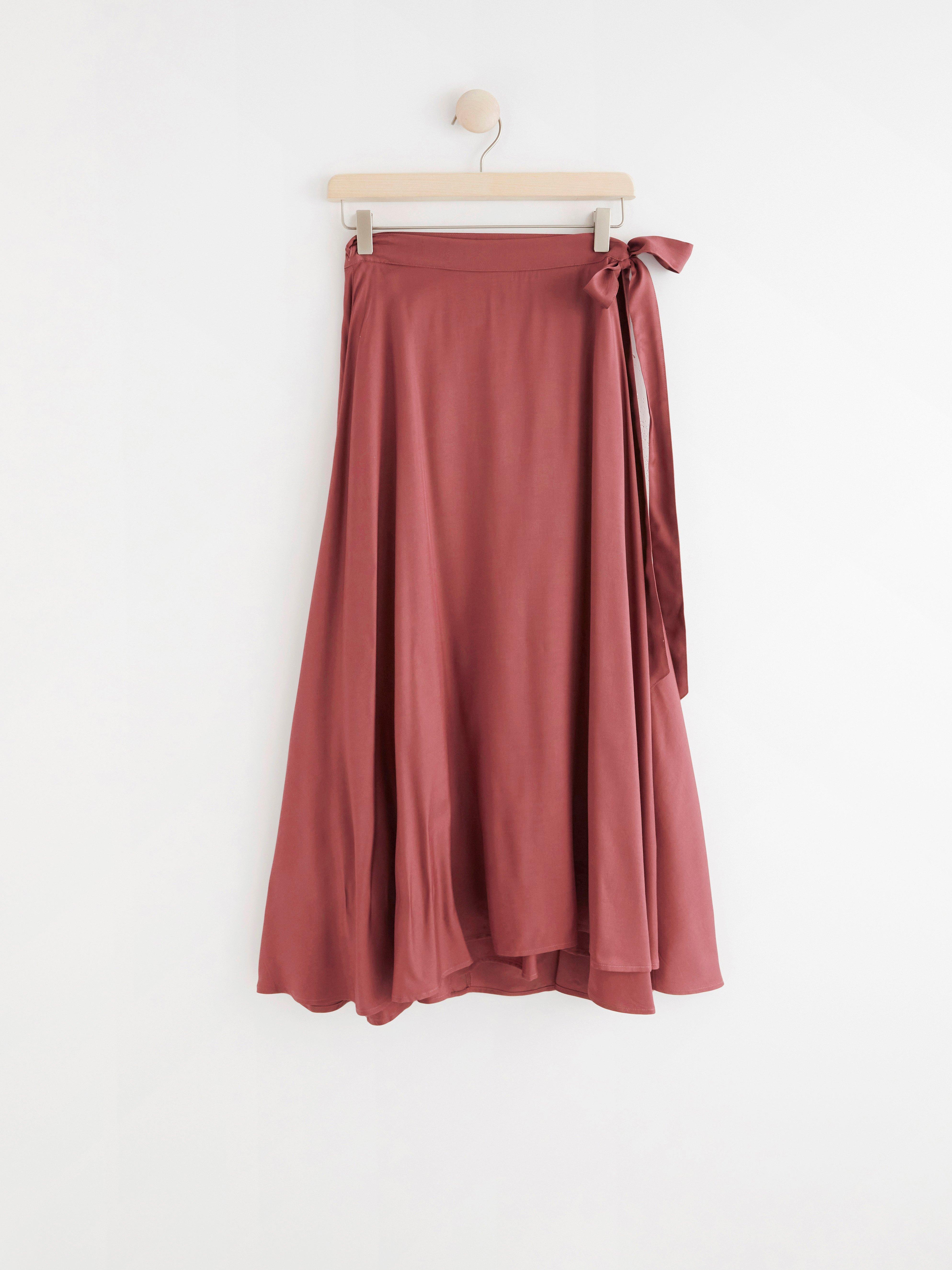 Wrap Skirt - Womens Wear - Red