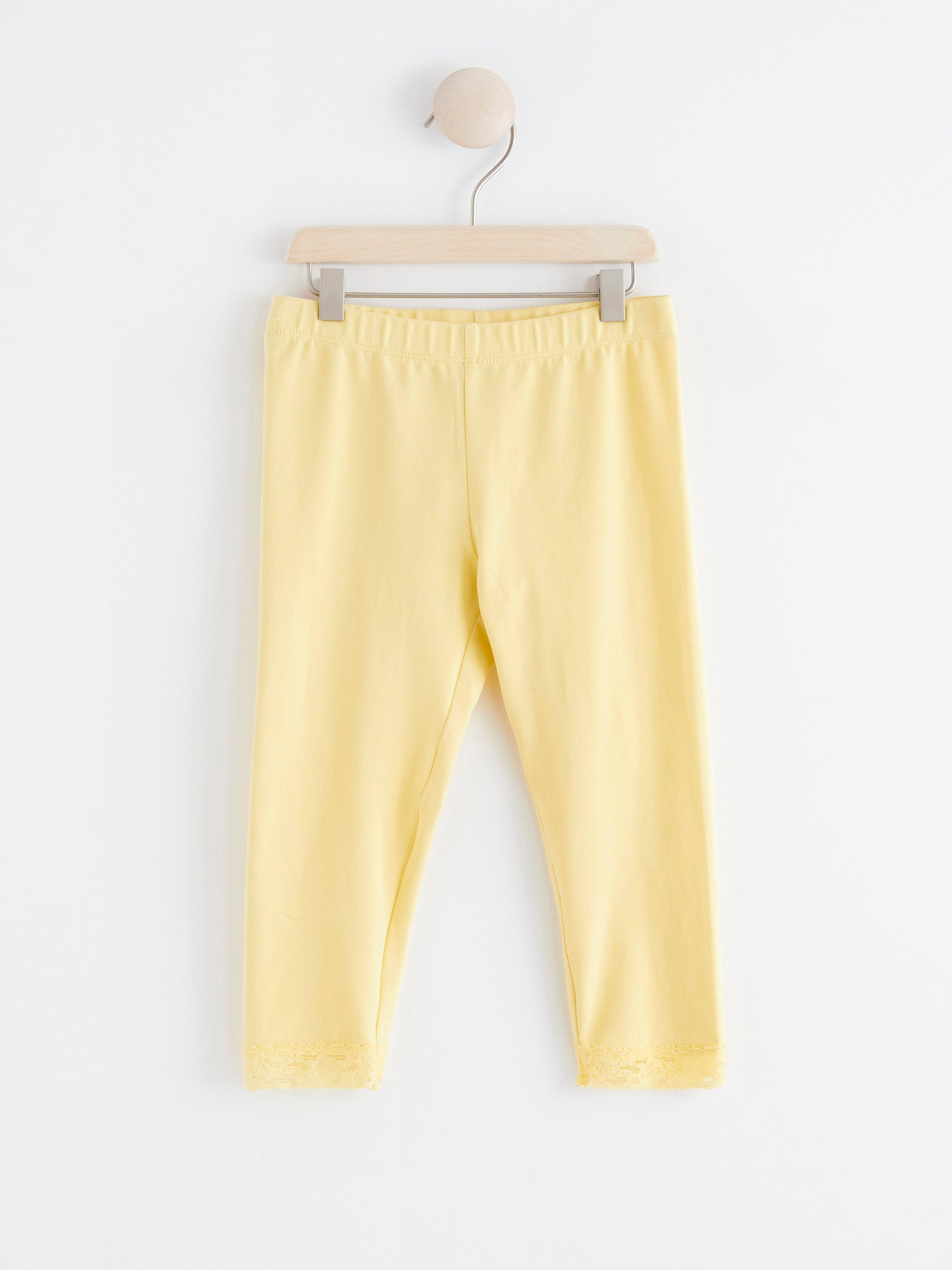 Caprileggings - Barn - Gul