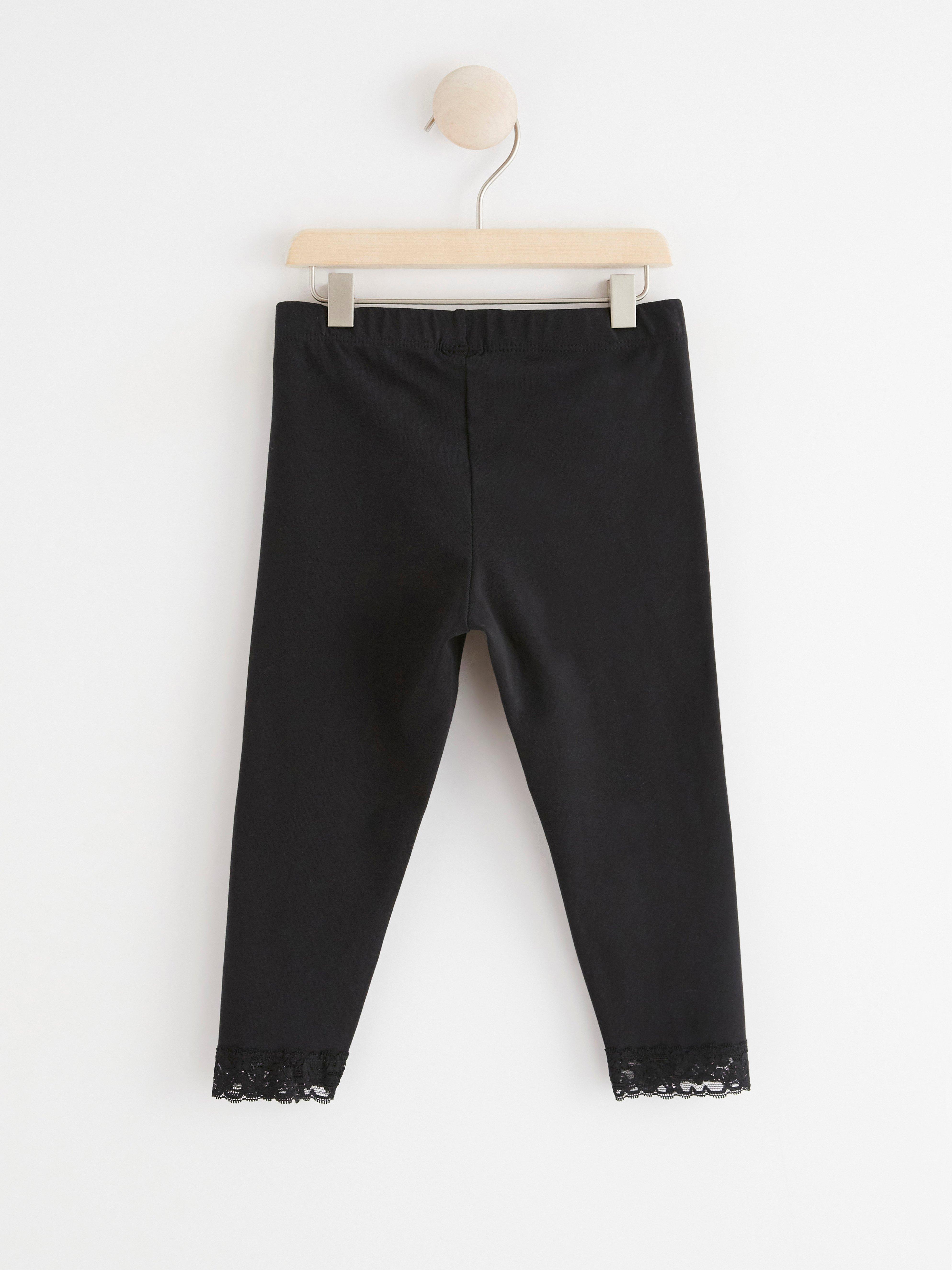Capri Leggings - Kids Wear - Black