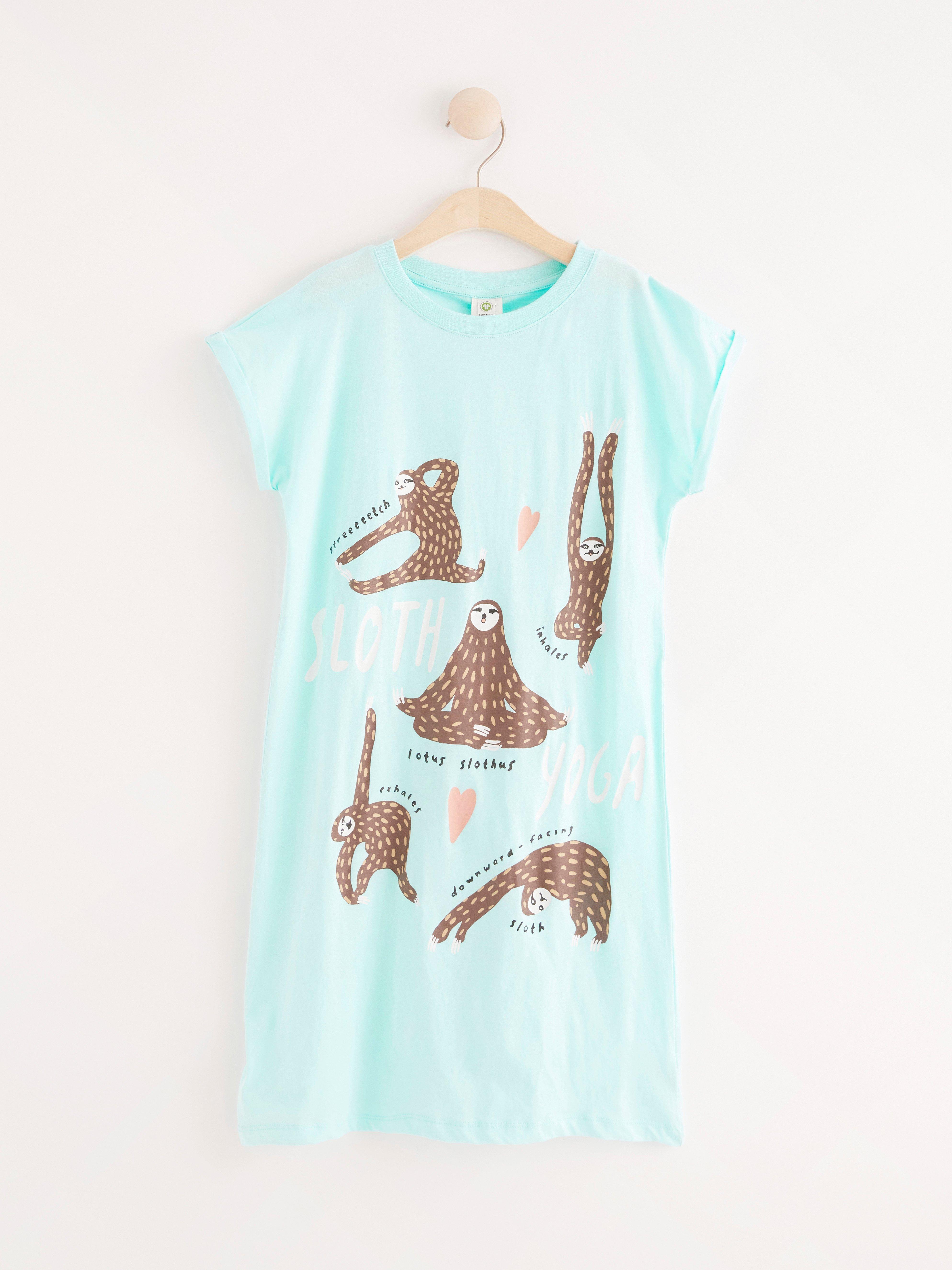 Night Dress - Kids Wear - Aqua