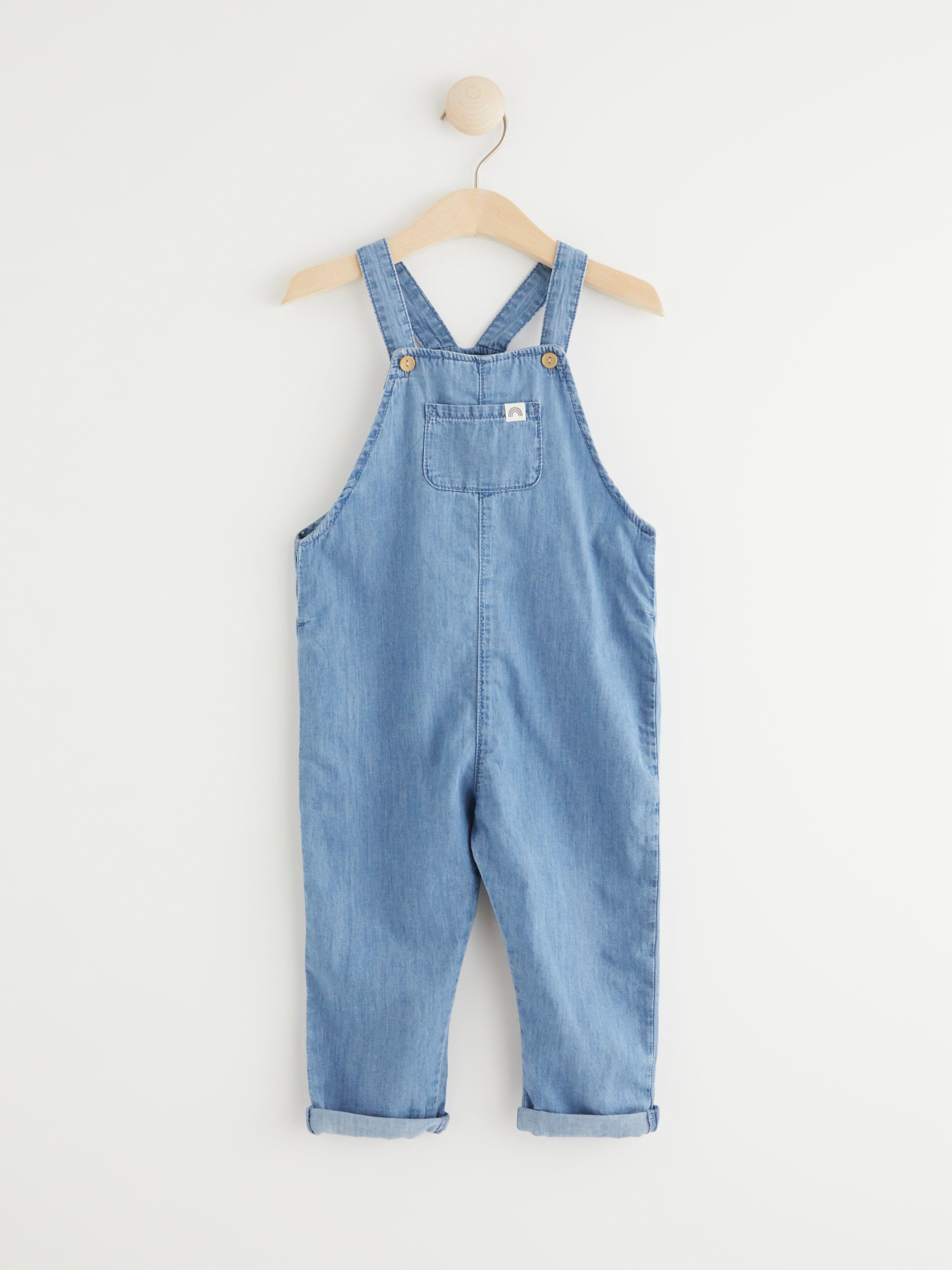 Bib Trousers - Kids Wear - Blue