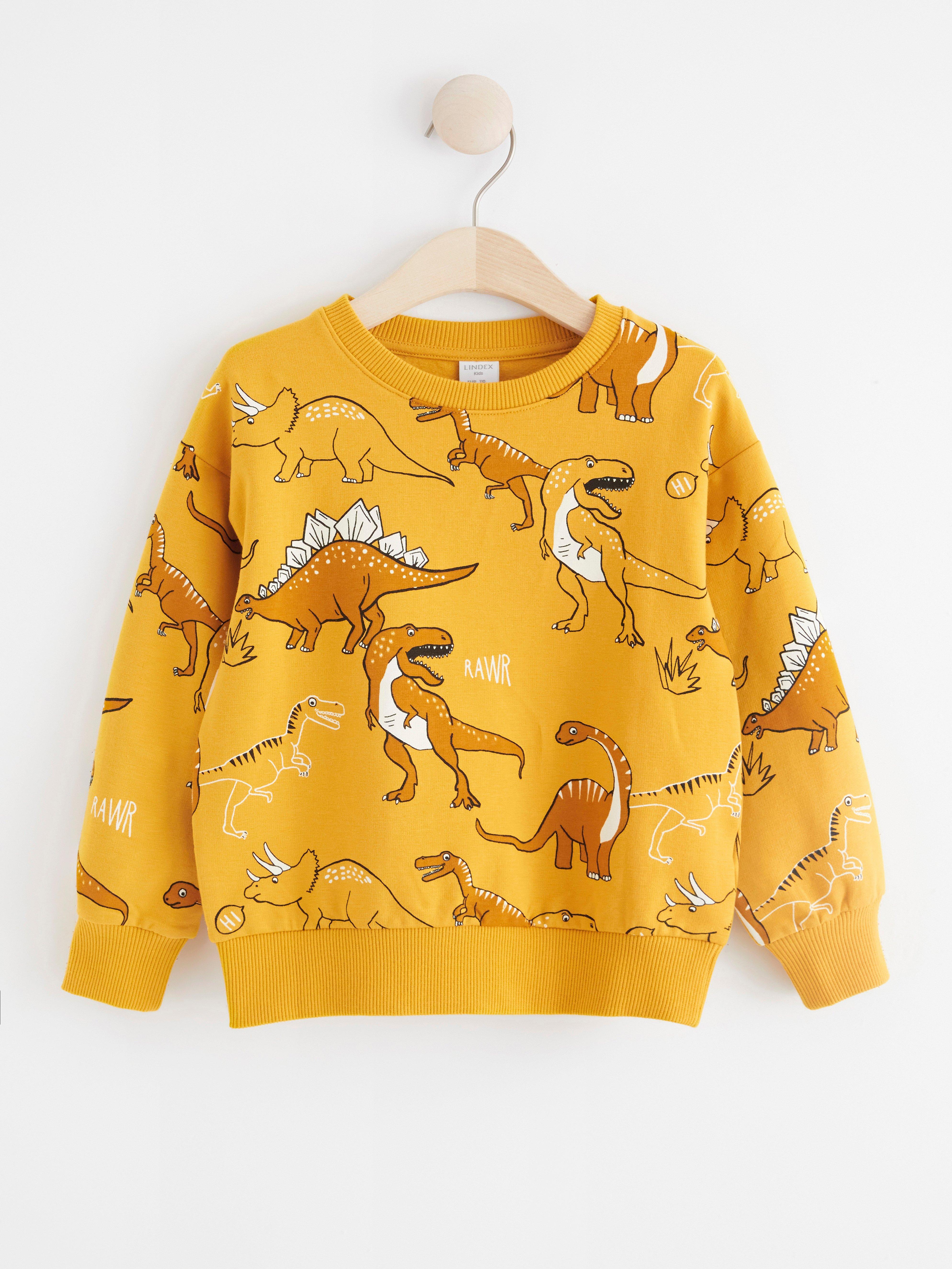 Sweatshirt - Barn - Gul