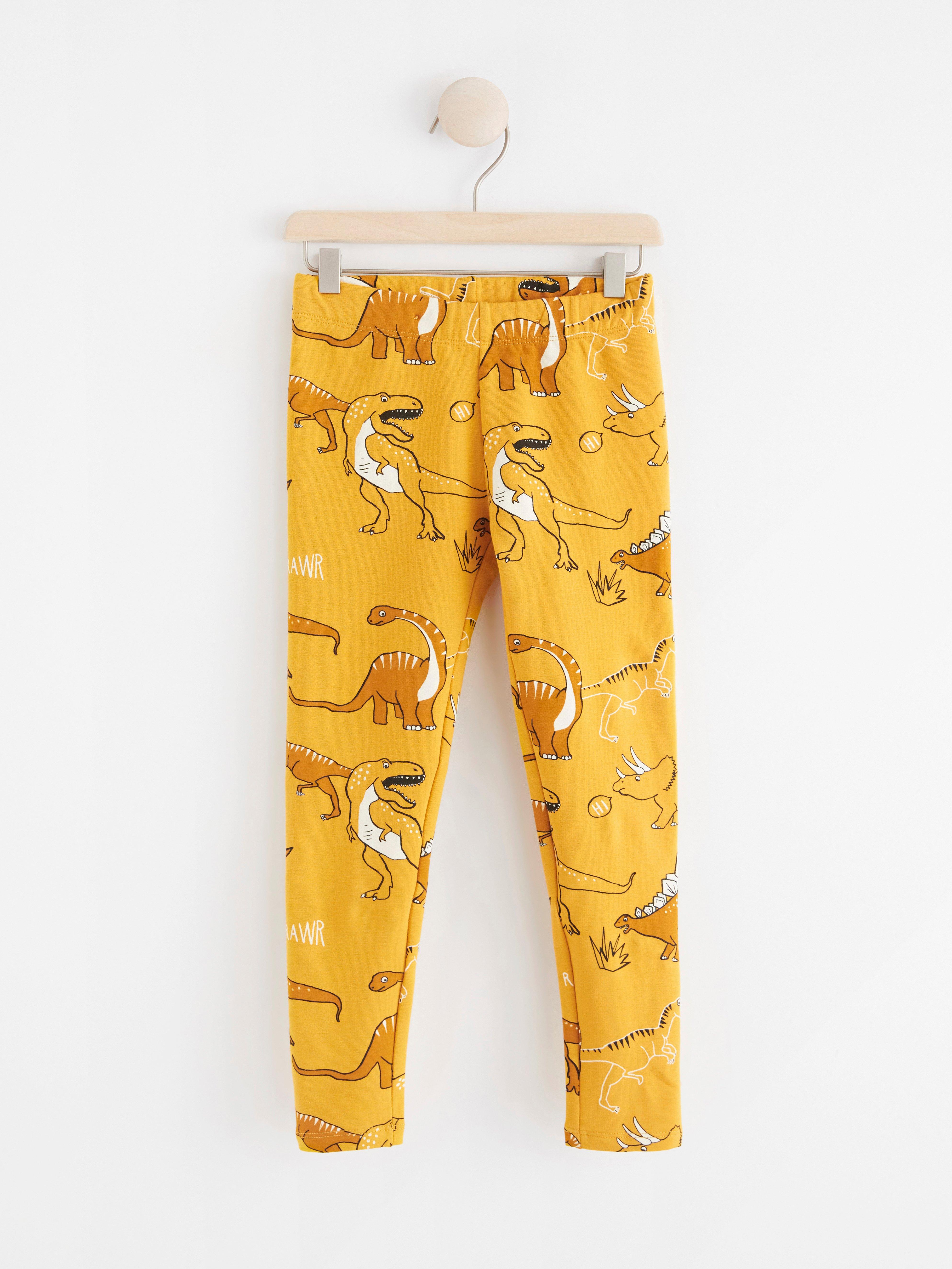 Leggings - Barn - Gul