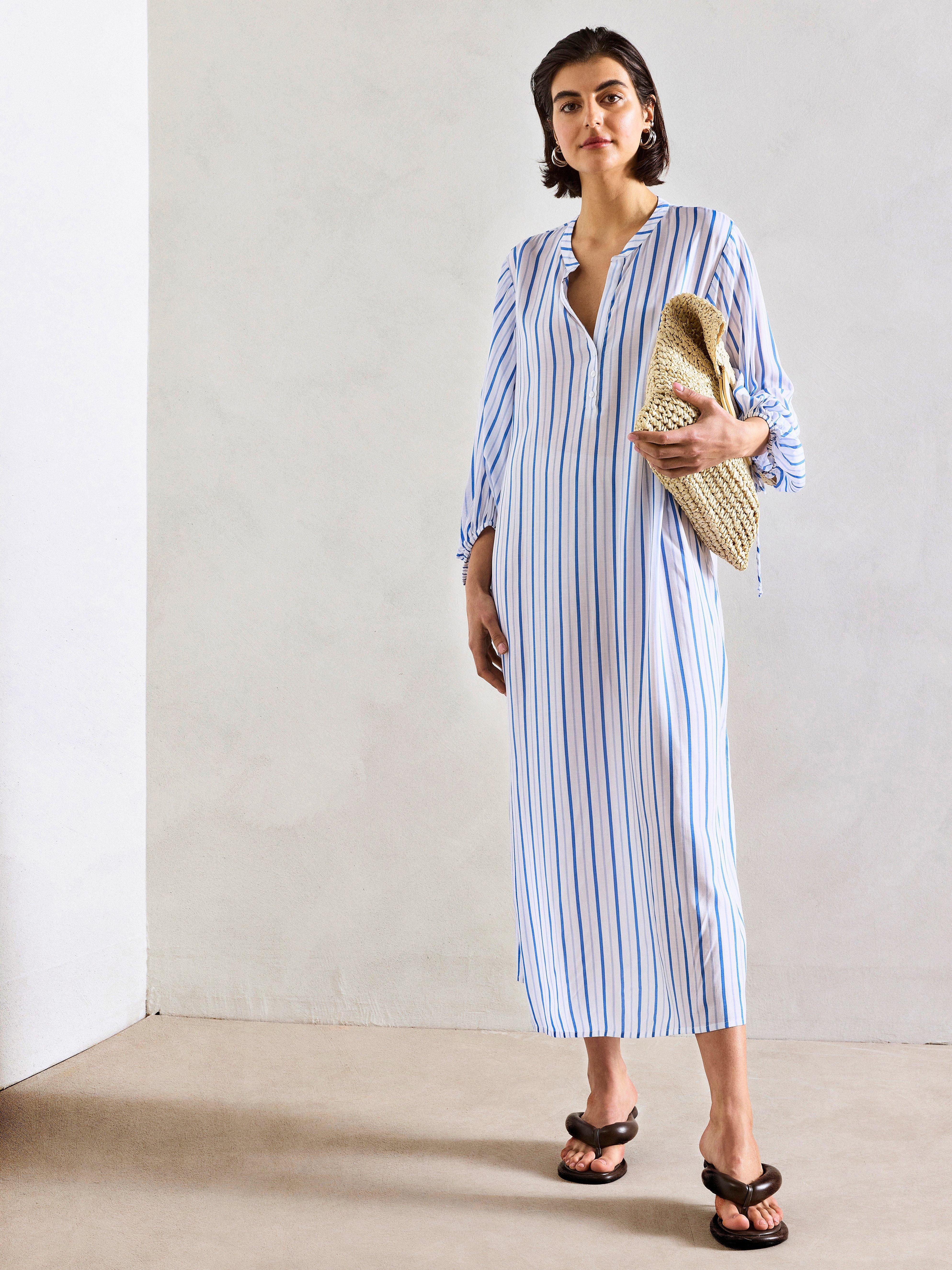 striped caftan