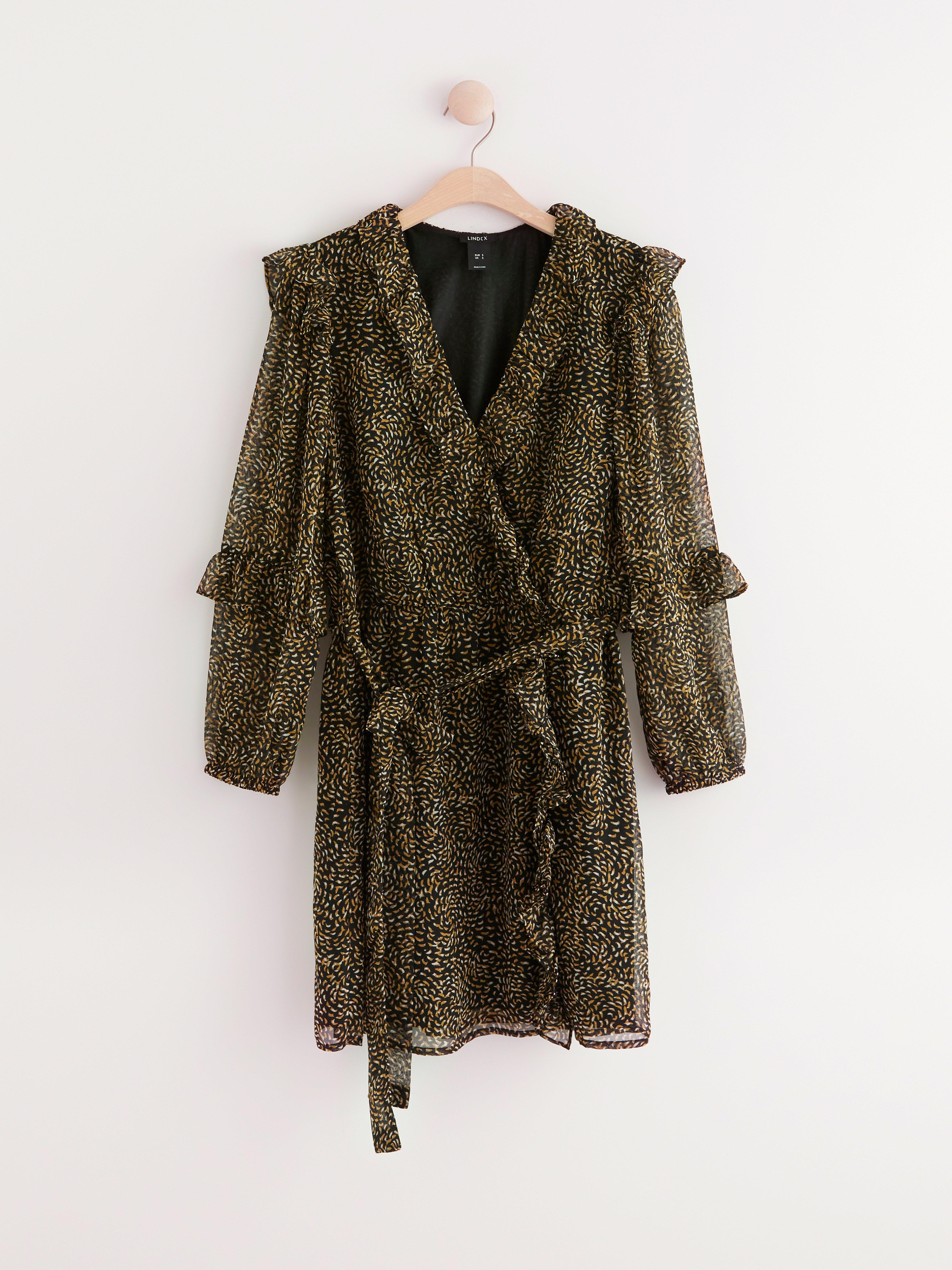 Omlottklänning - Dam - Svart