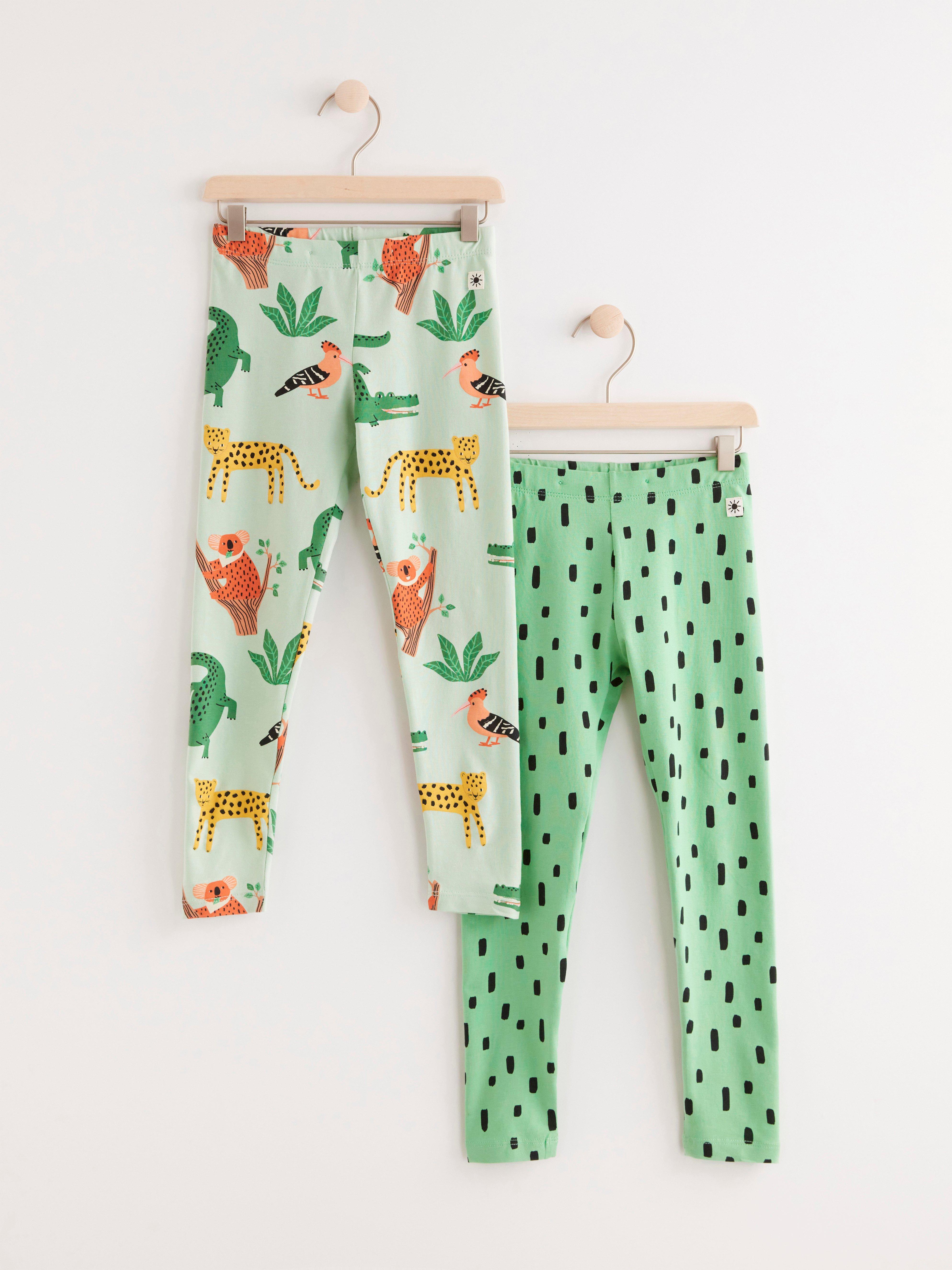 Leggings - Barn - Grønn