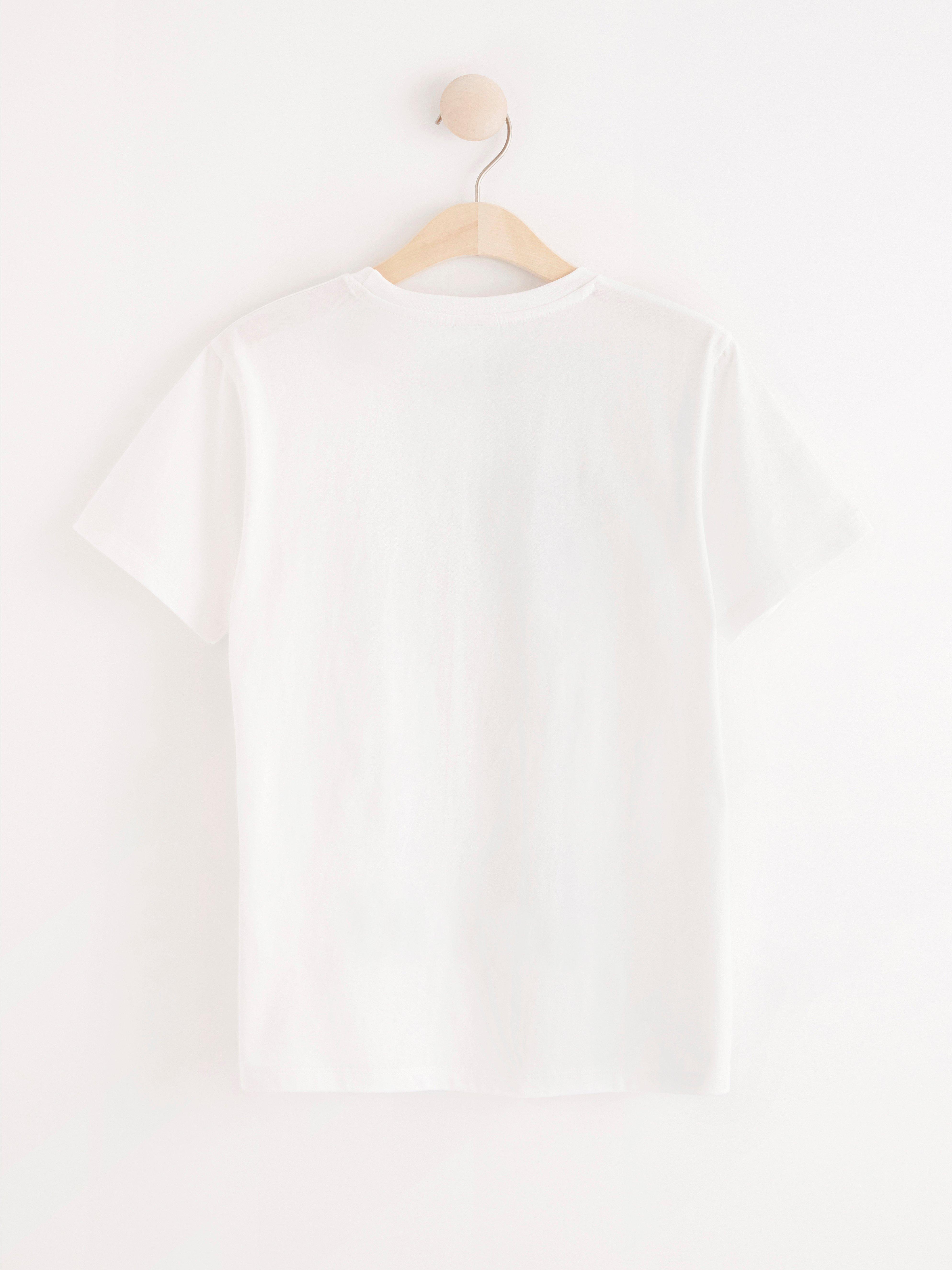 T-shirt - Barn - Hvit