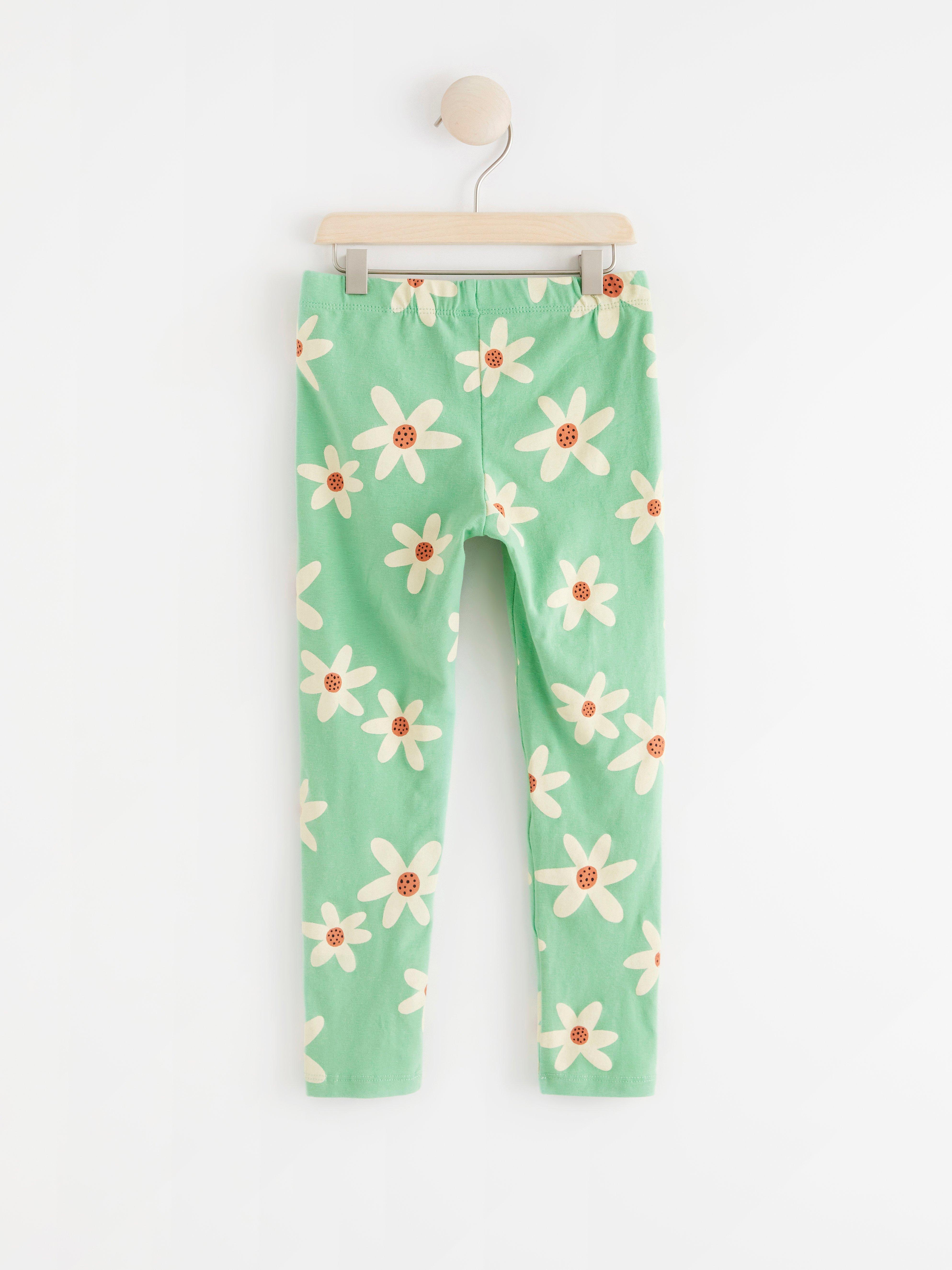 Leggings - Barn - Grön