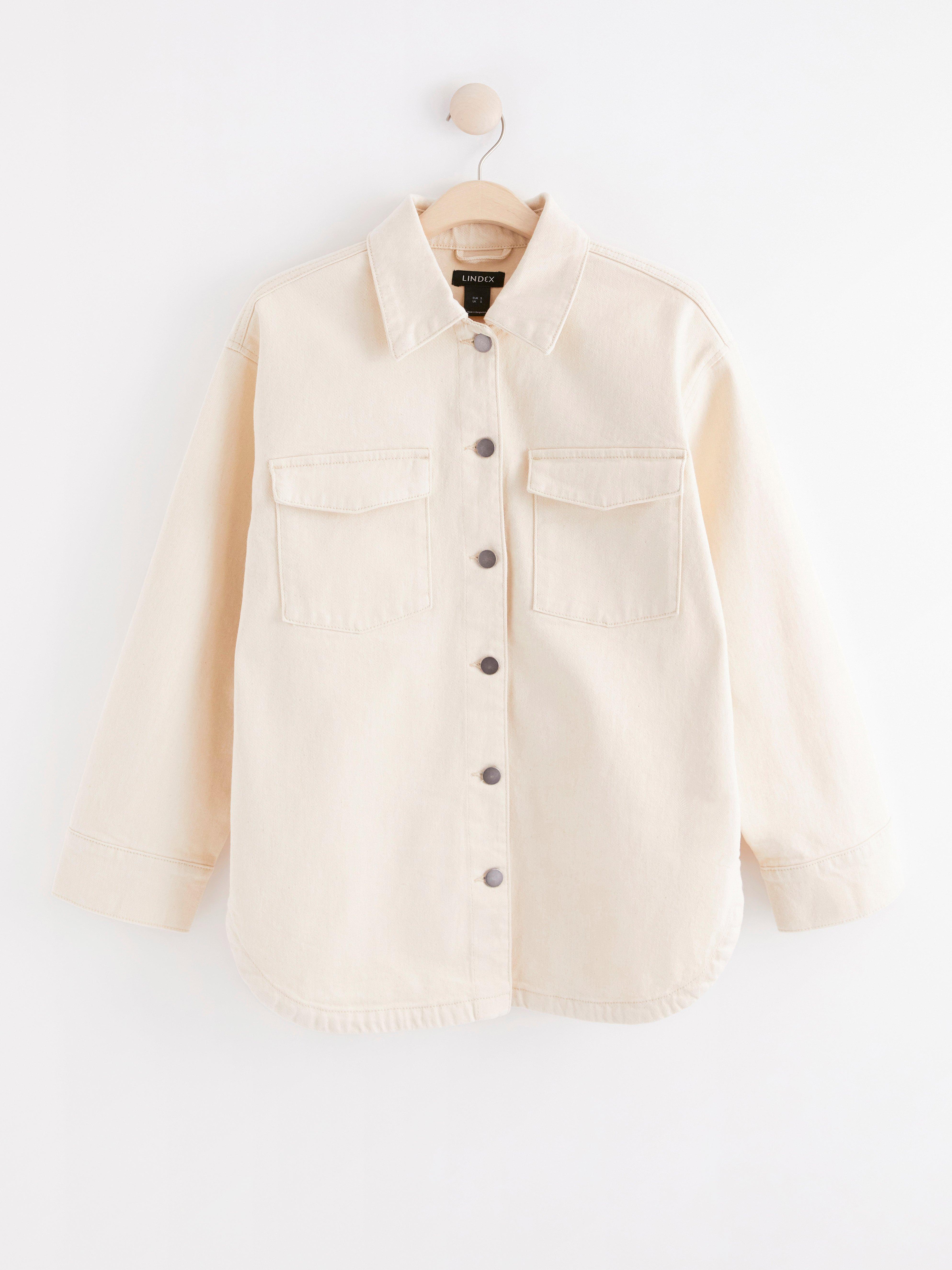 Skjortjacka - Dam - Vit