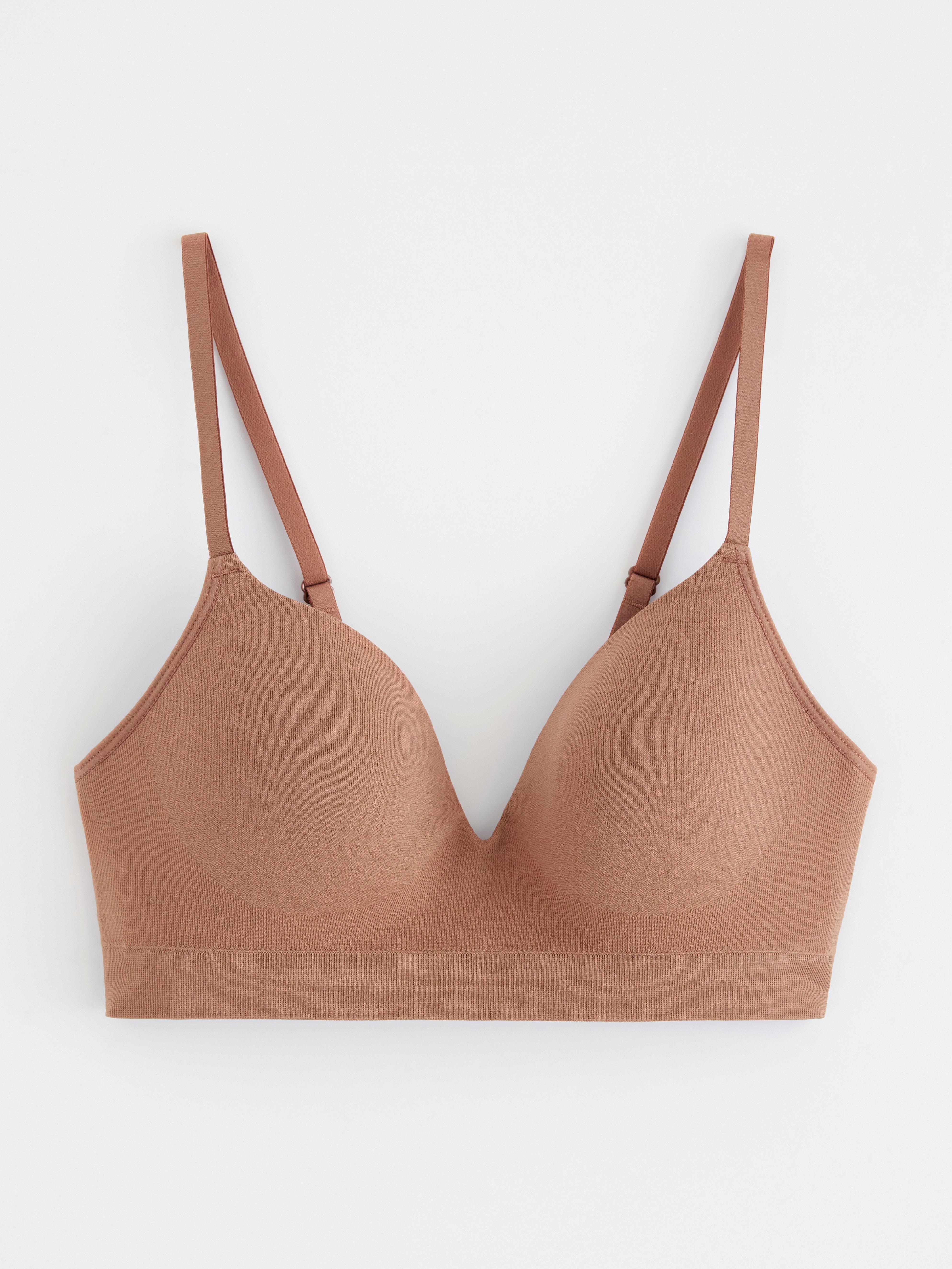 Flora Wirefree Bra - Lingerie - Brown