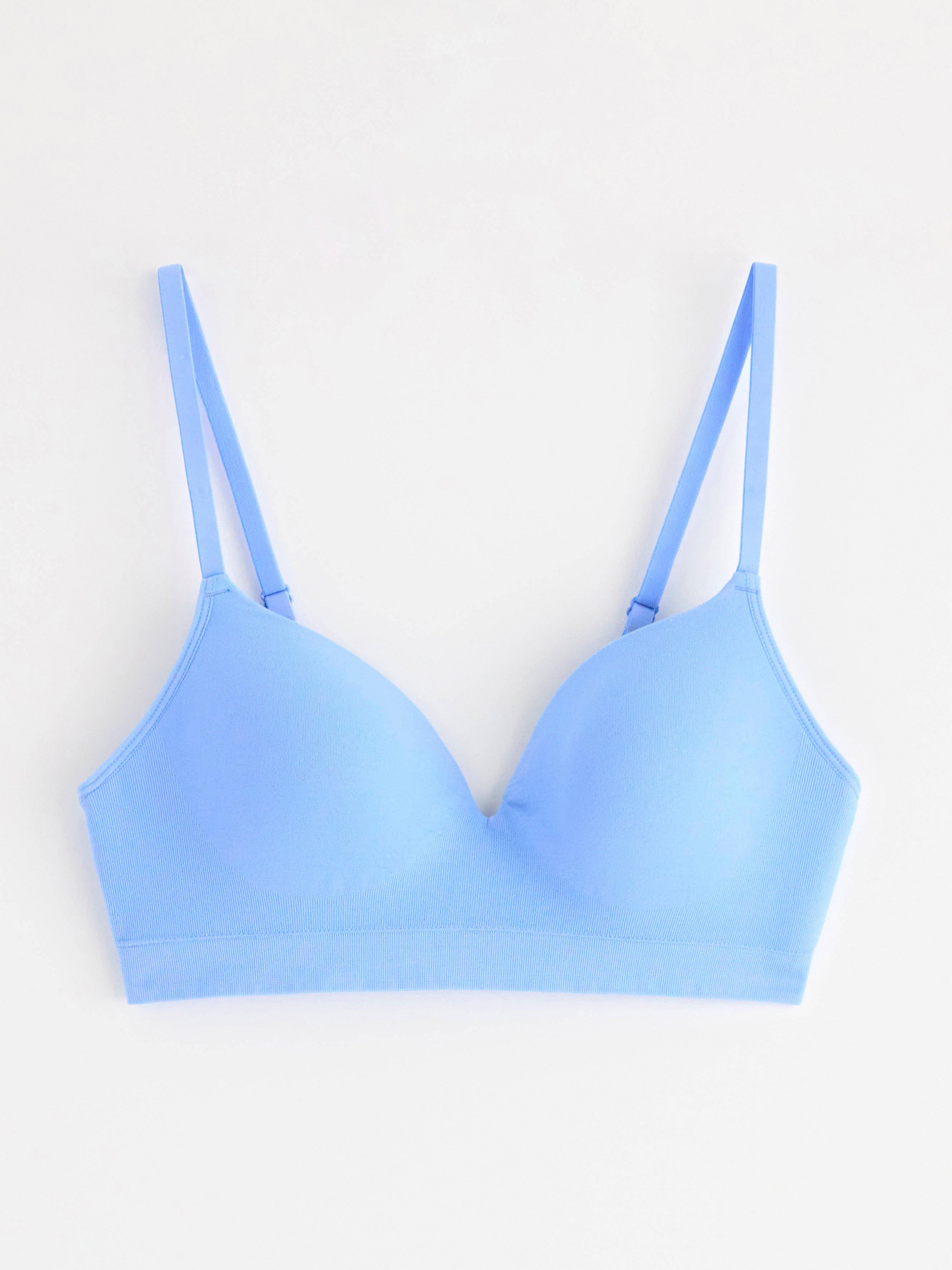 Flora Wirefree Bra - Lingerie - Blue