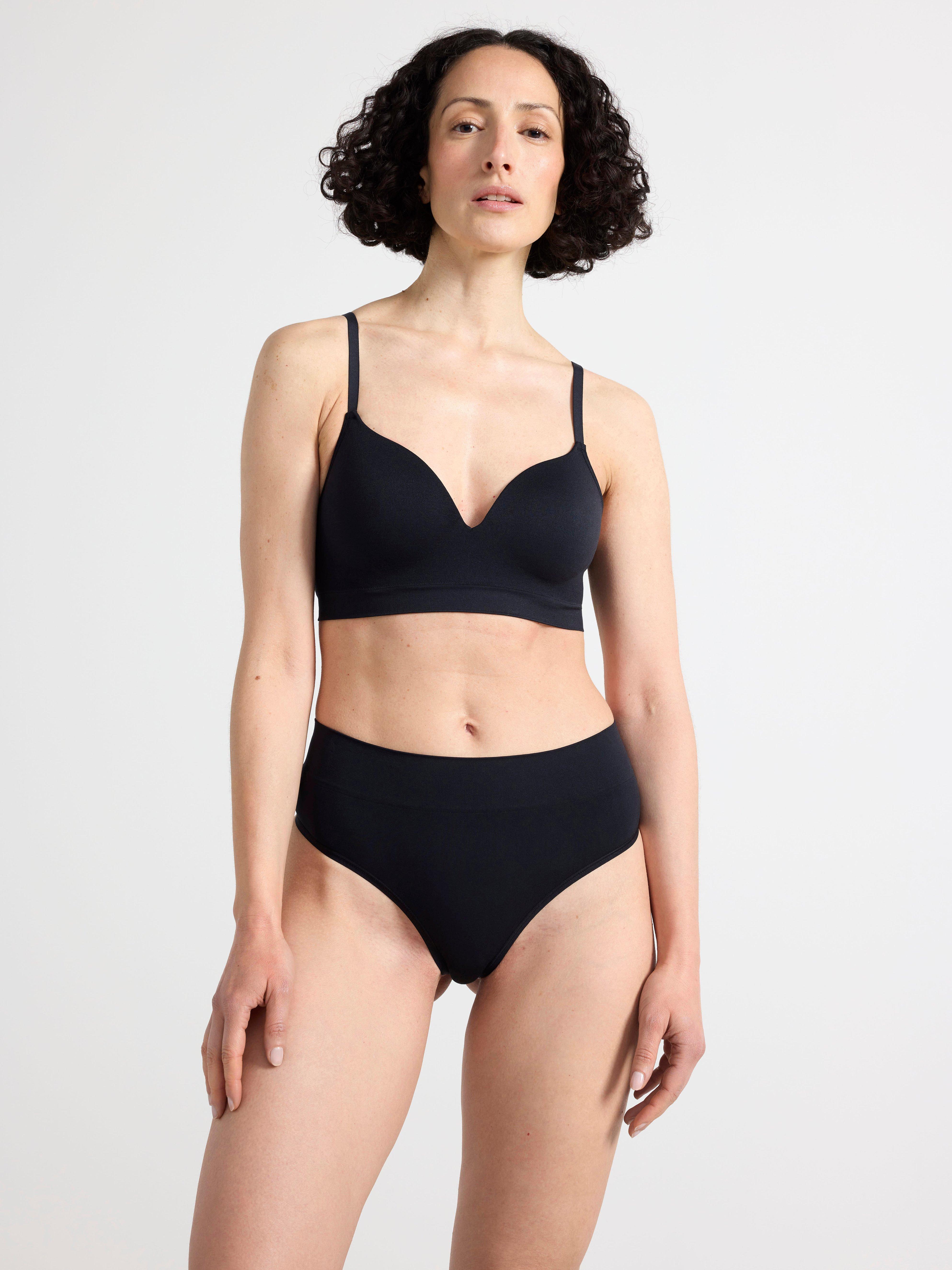 Flora bh utan bygel - Underkläder - Svart