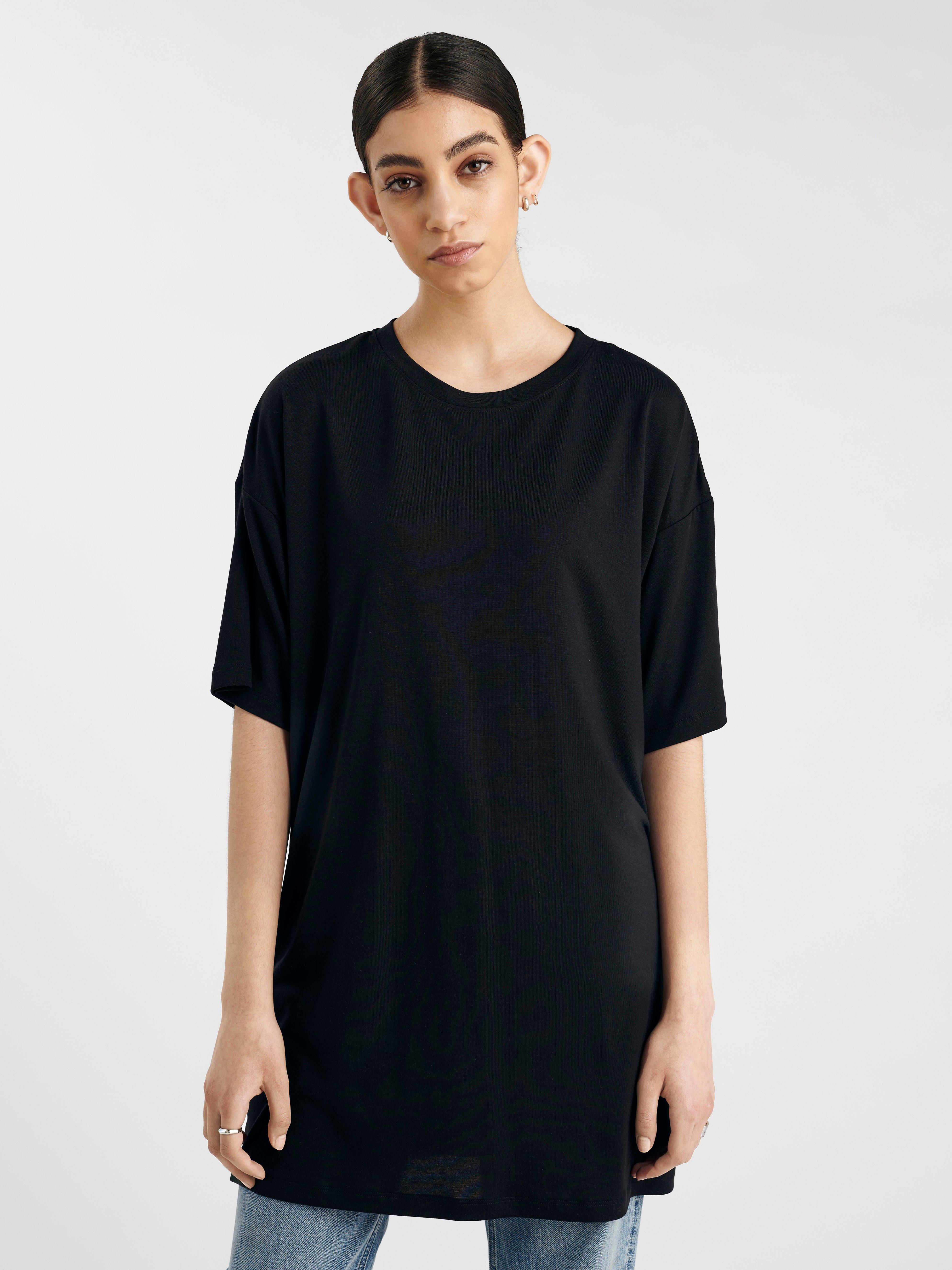 Kortärmad oversized topp