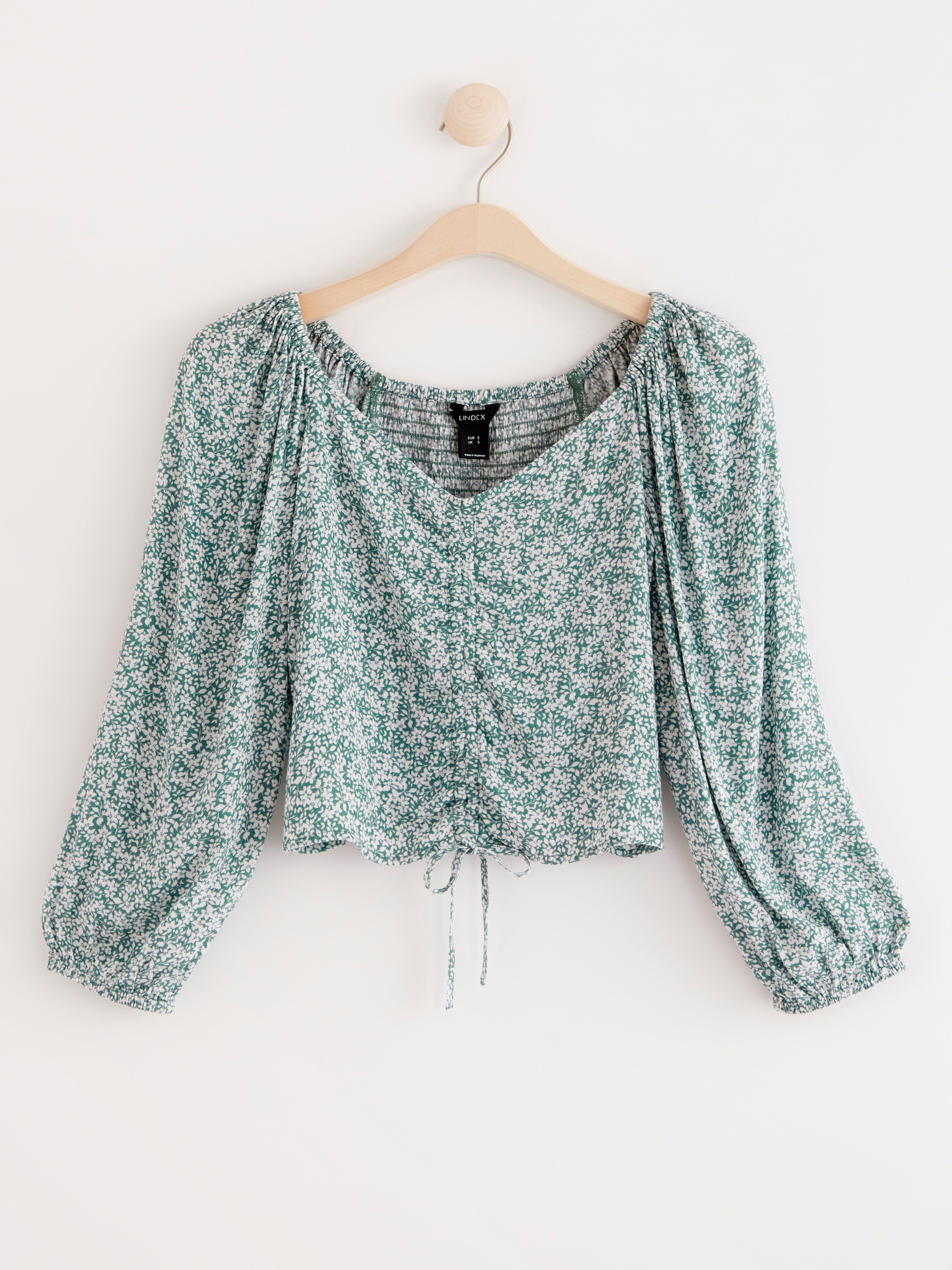 Bluse - Dame - Grønn