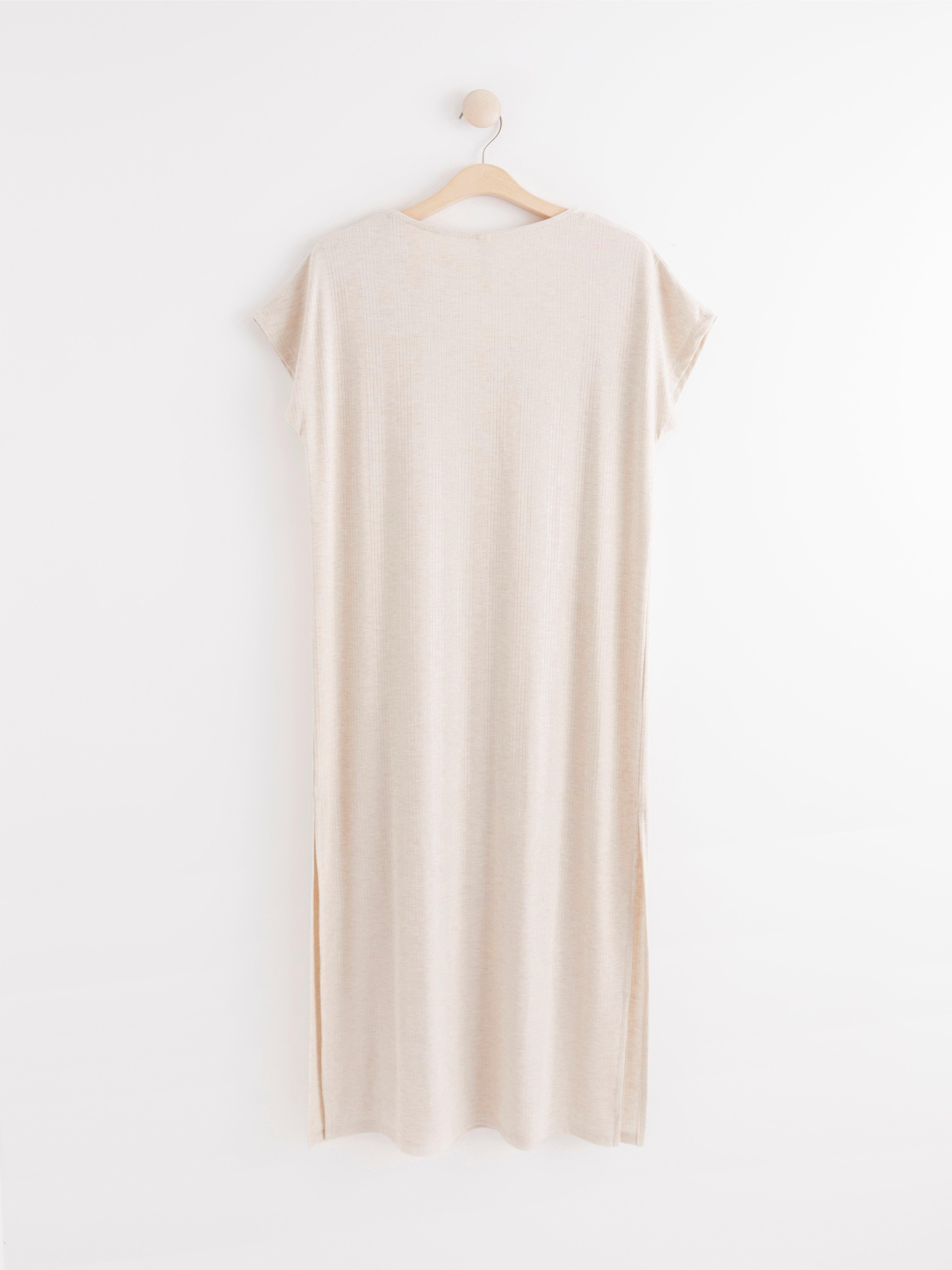 Night Dress - Lingerie - Beige