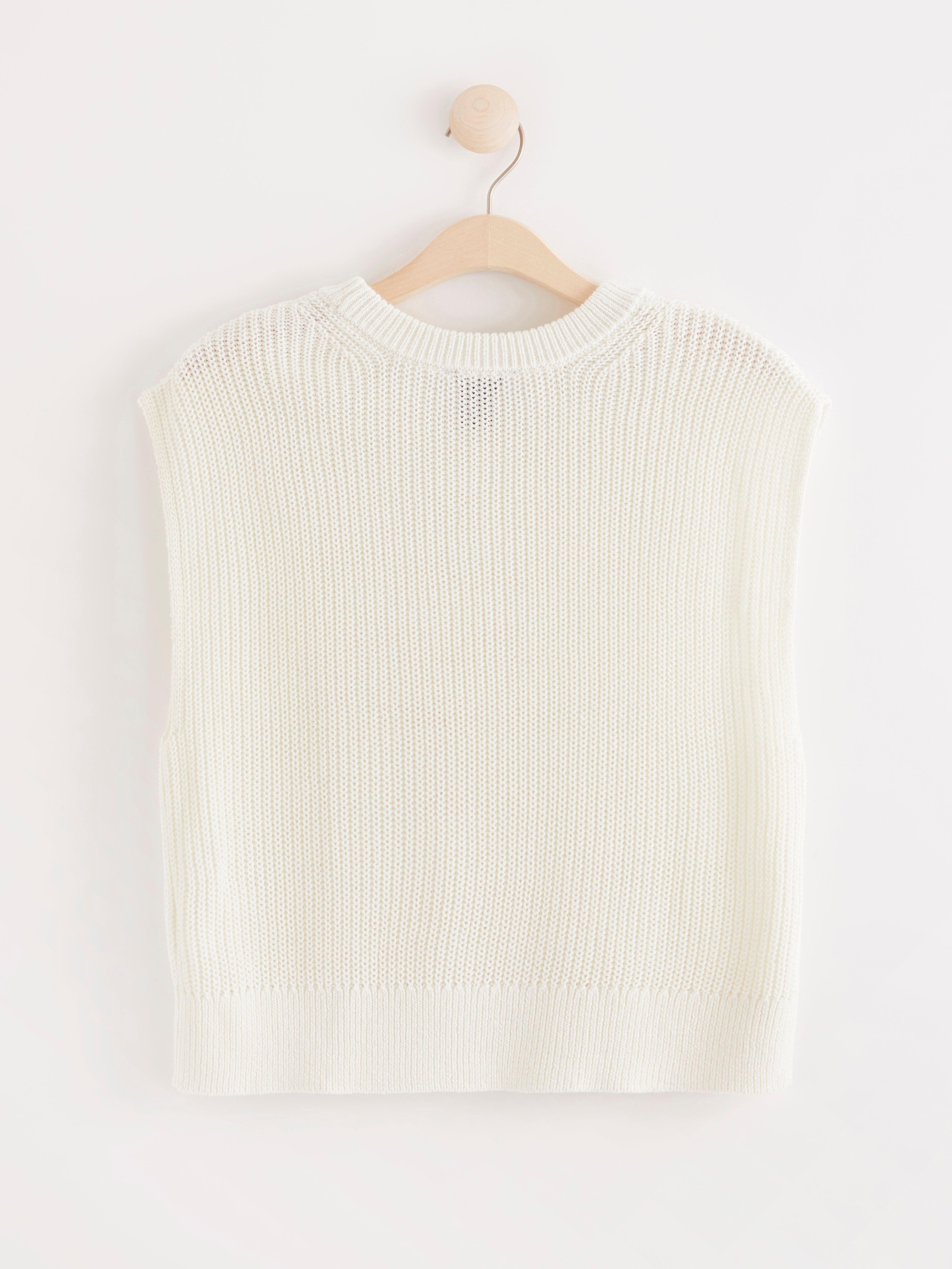 Vest - Dame - Hvit