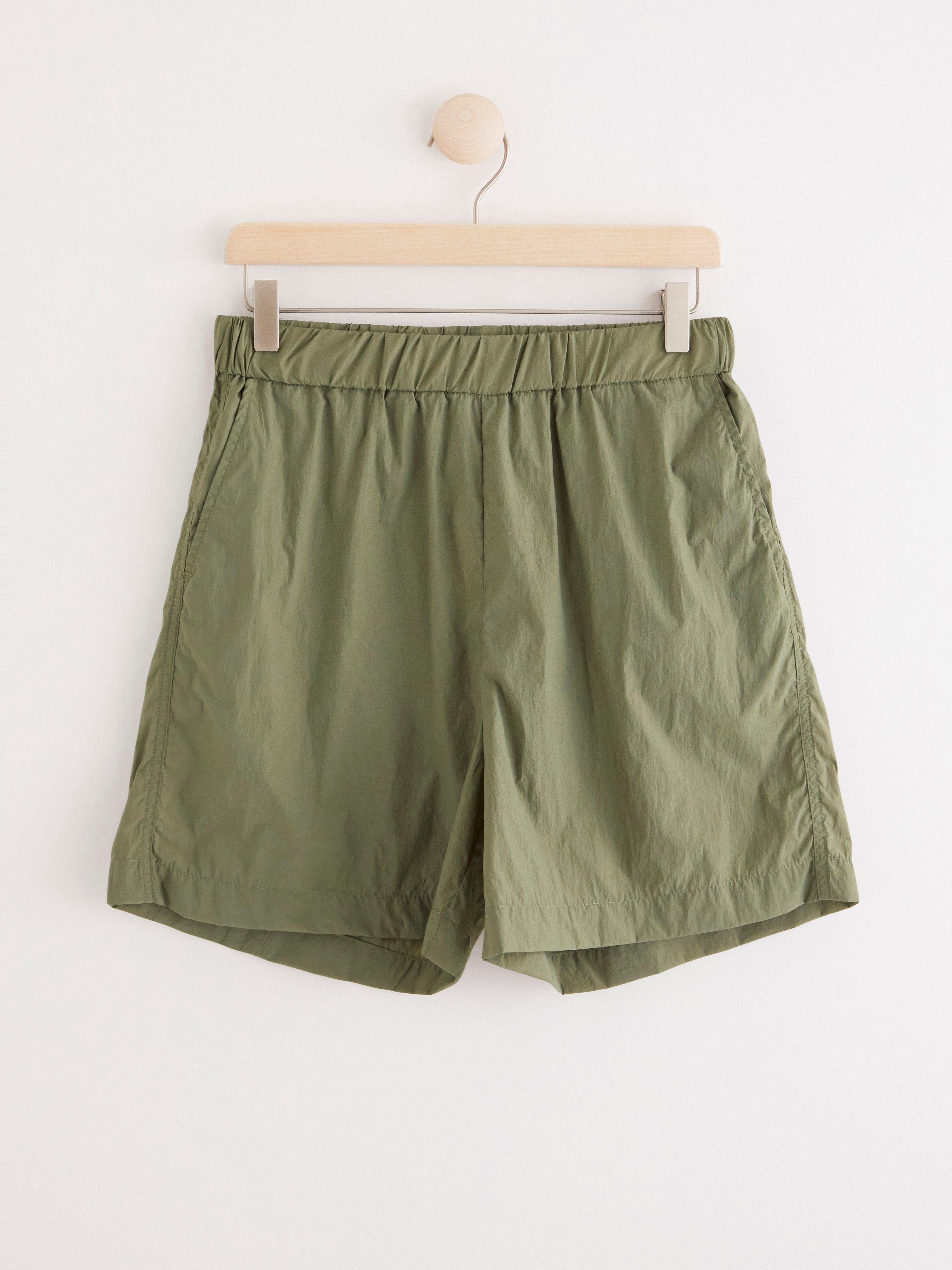 High waisted nylon on sale shorts