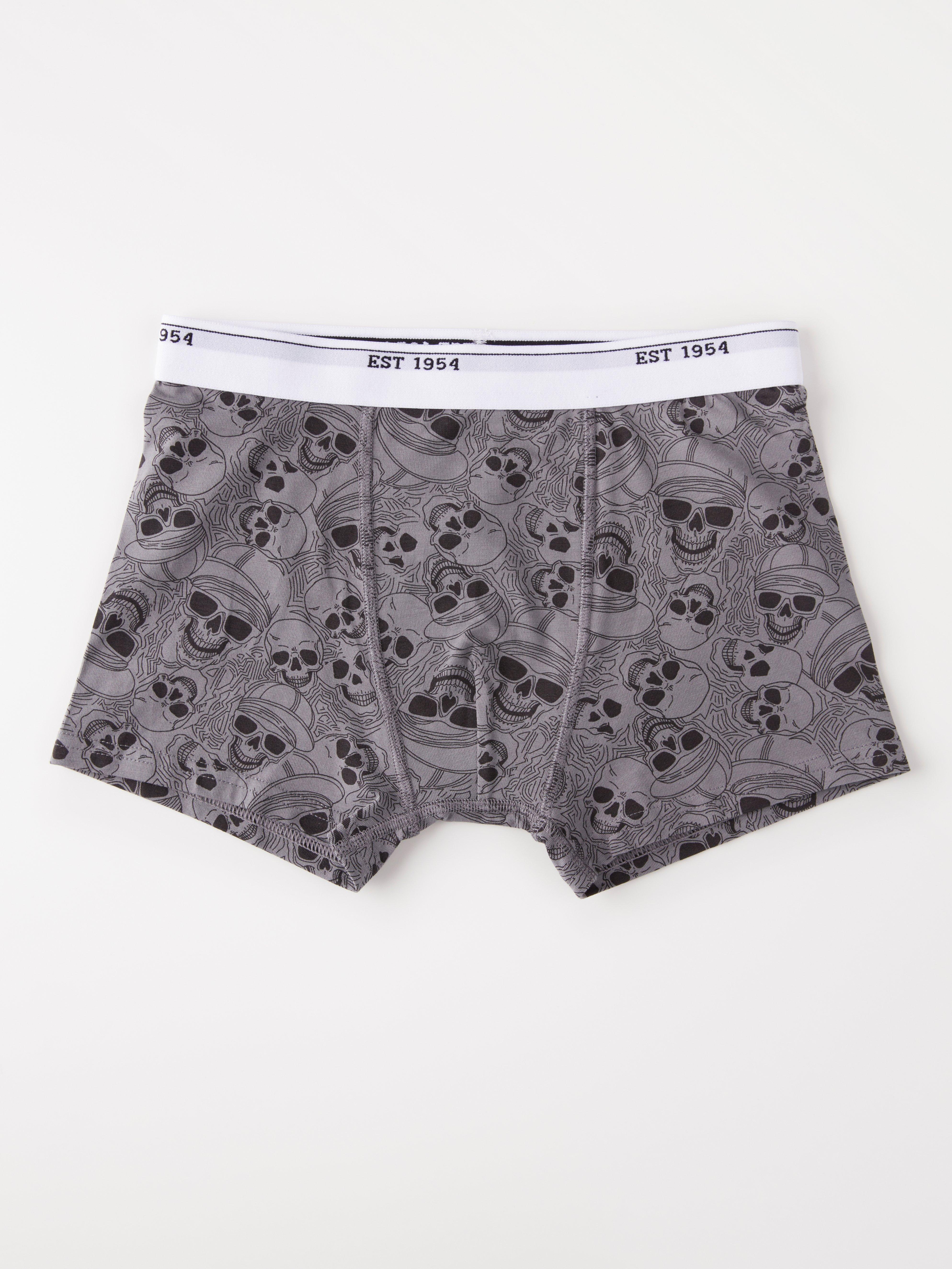 Boxershorts med dödskallar