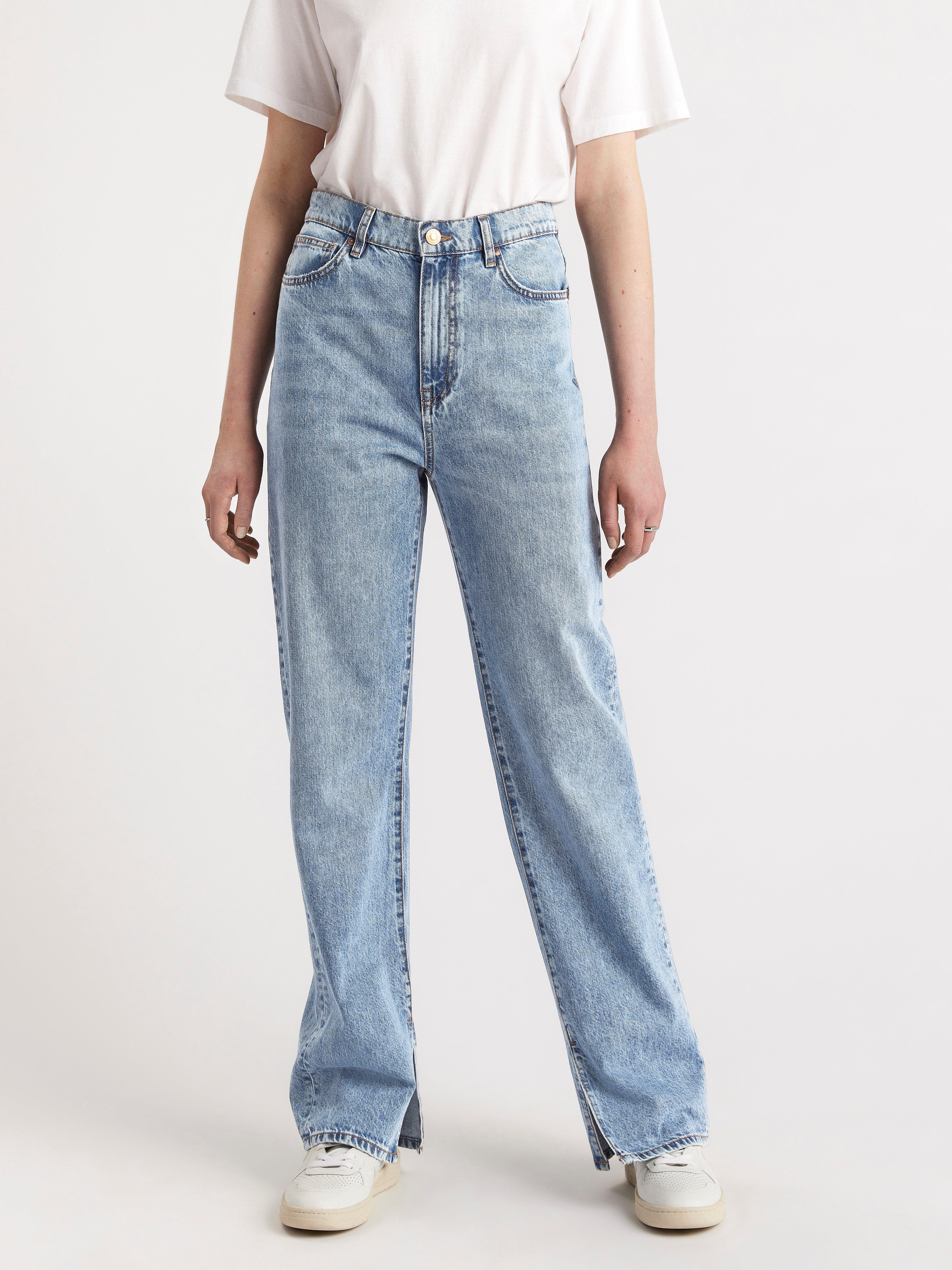 FRANKA High waist jeans med extra långa ben