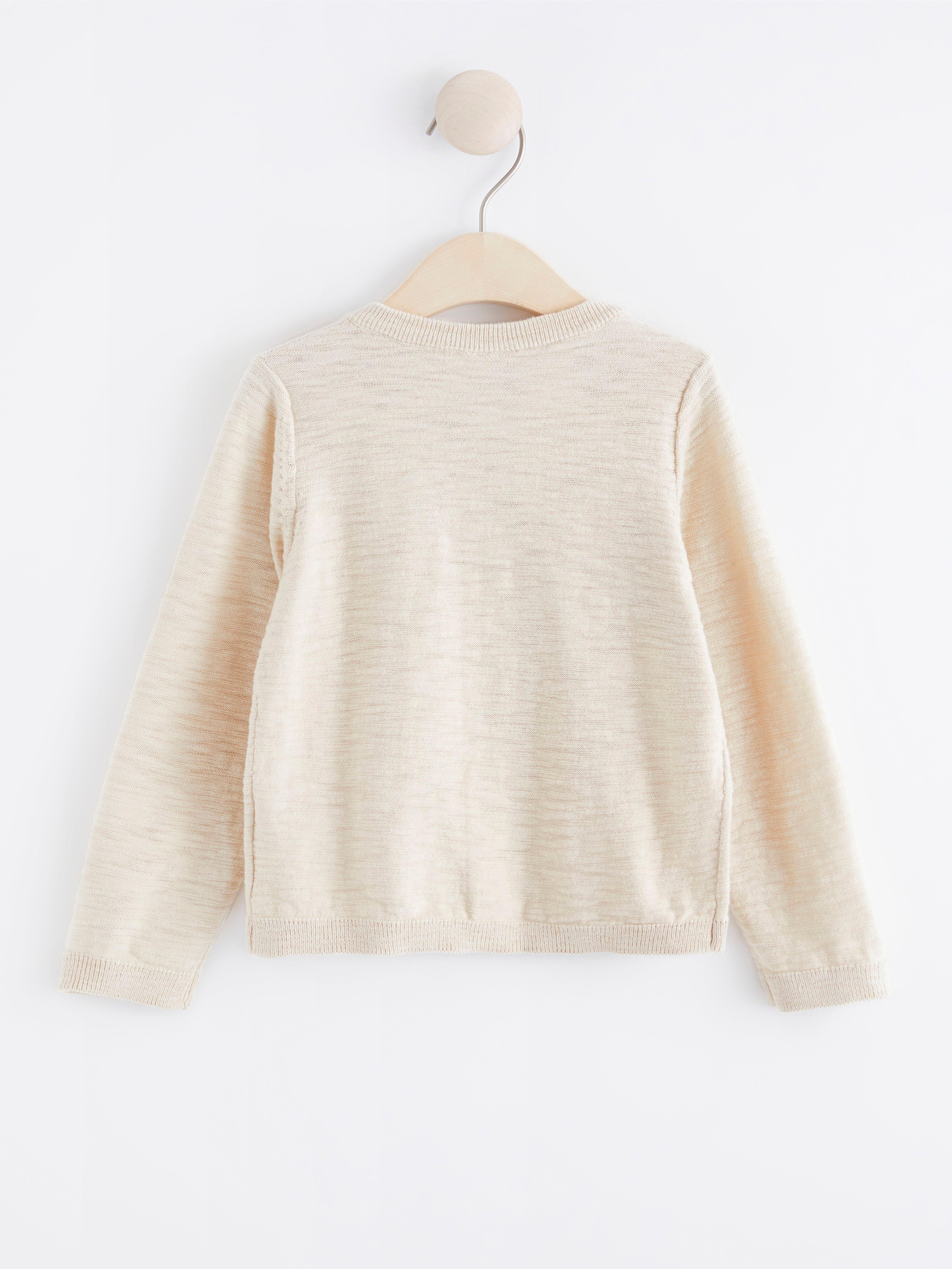 Cardigan - Barn - Beige